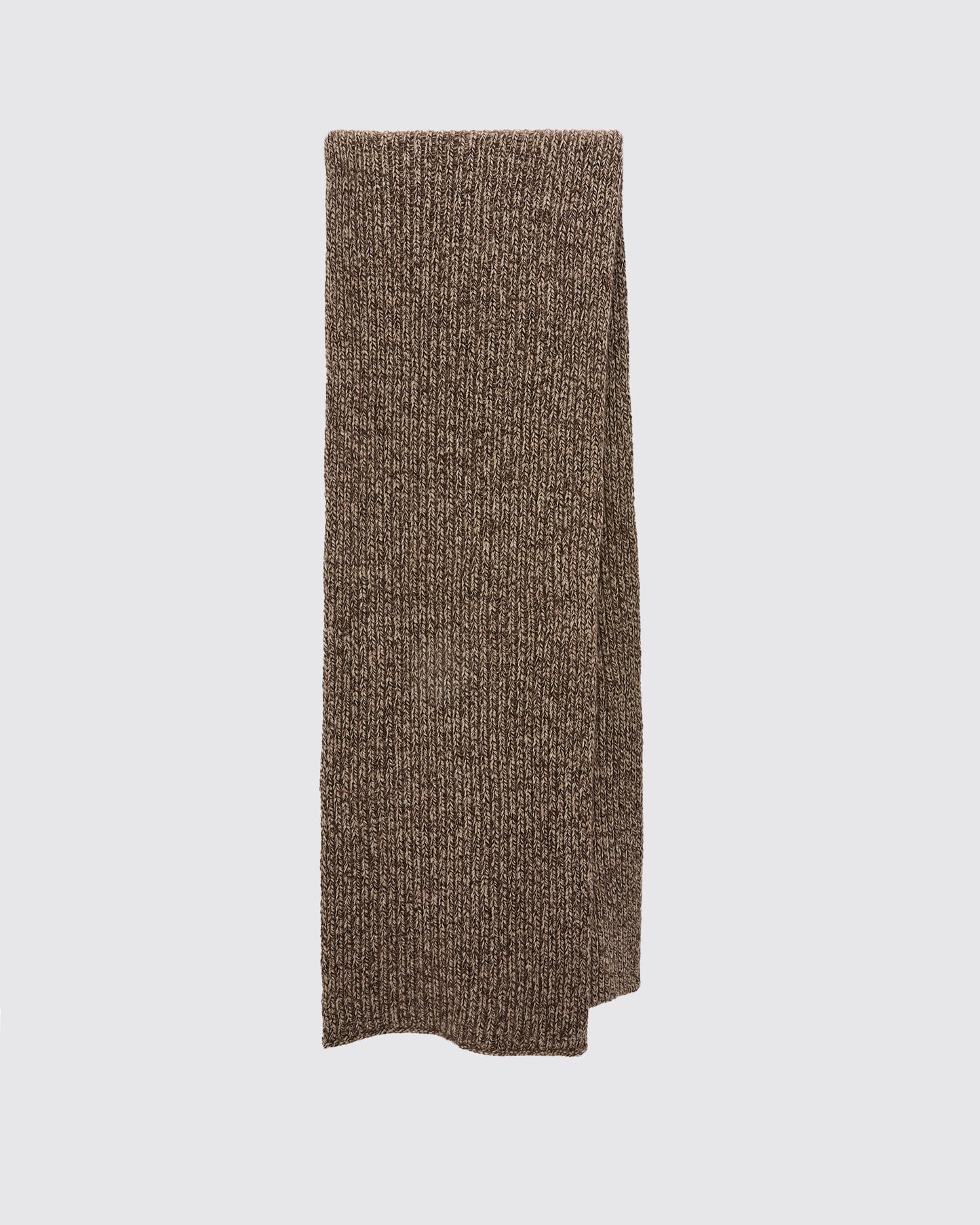 100% cashmere thick knit scarf - Yves Salomon