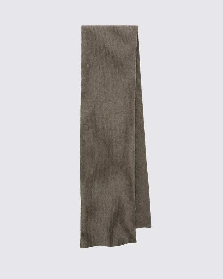 100% cashmere thick knit scarf - Yves Salomon