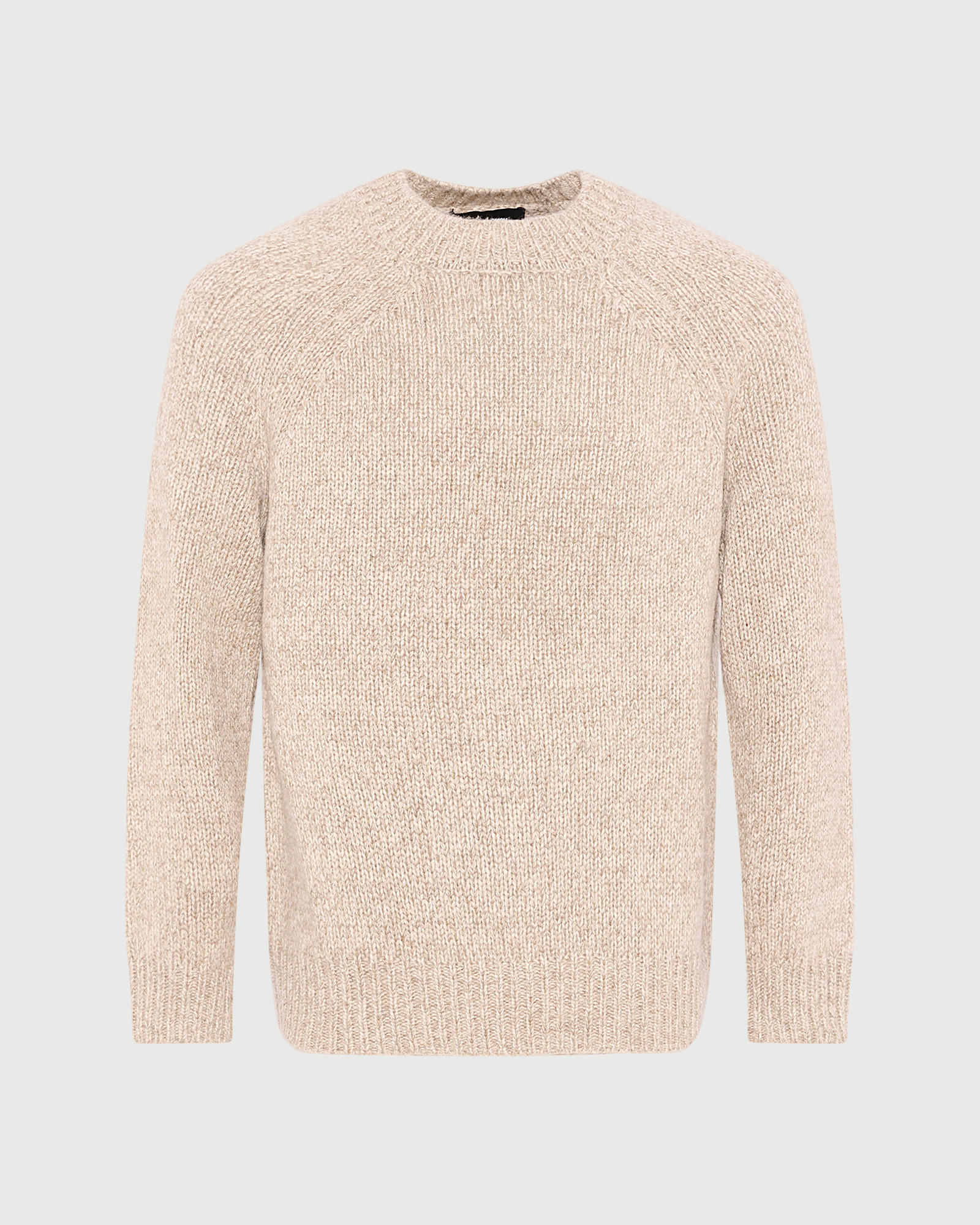Crew neck jumper in 100% cashmere thick knit - Yves Salomon - New Fall Winter Collection