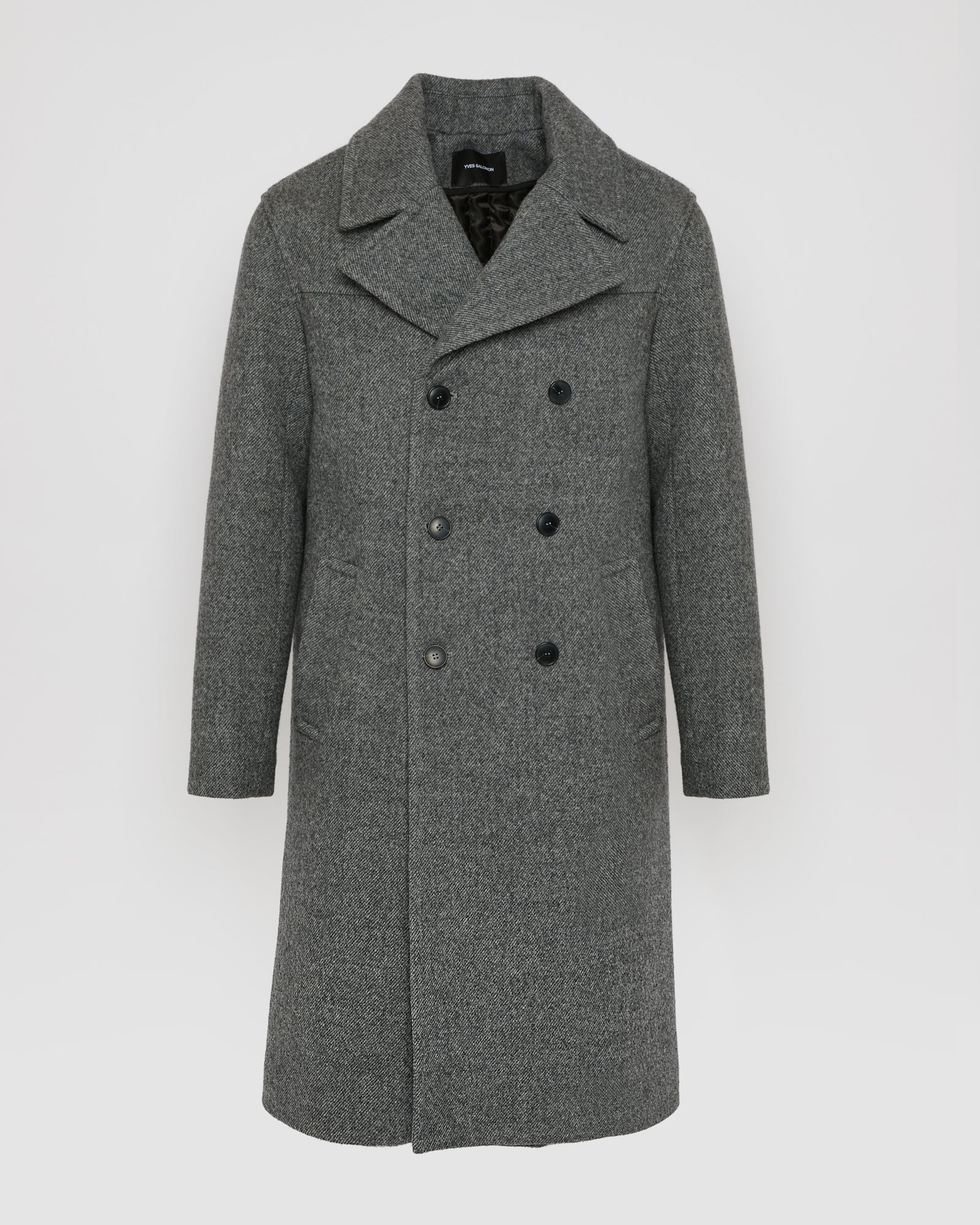 Woollen fabric coat - Yves Salomon