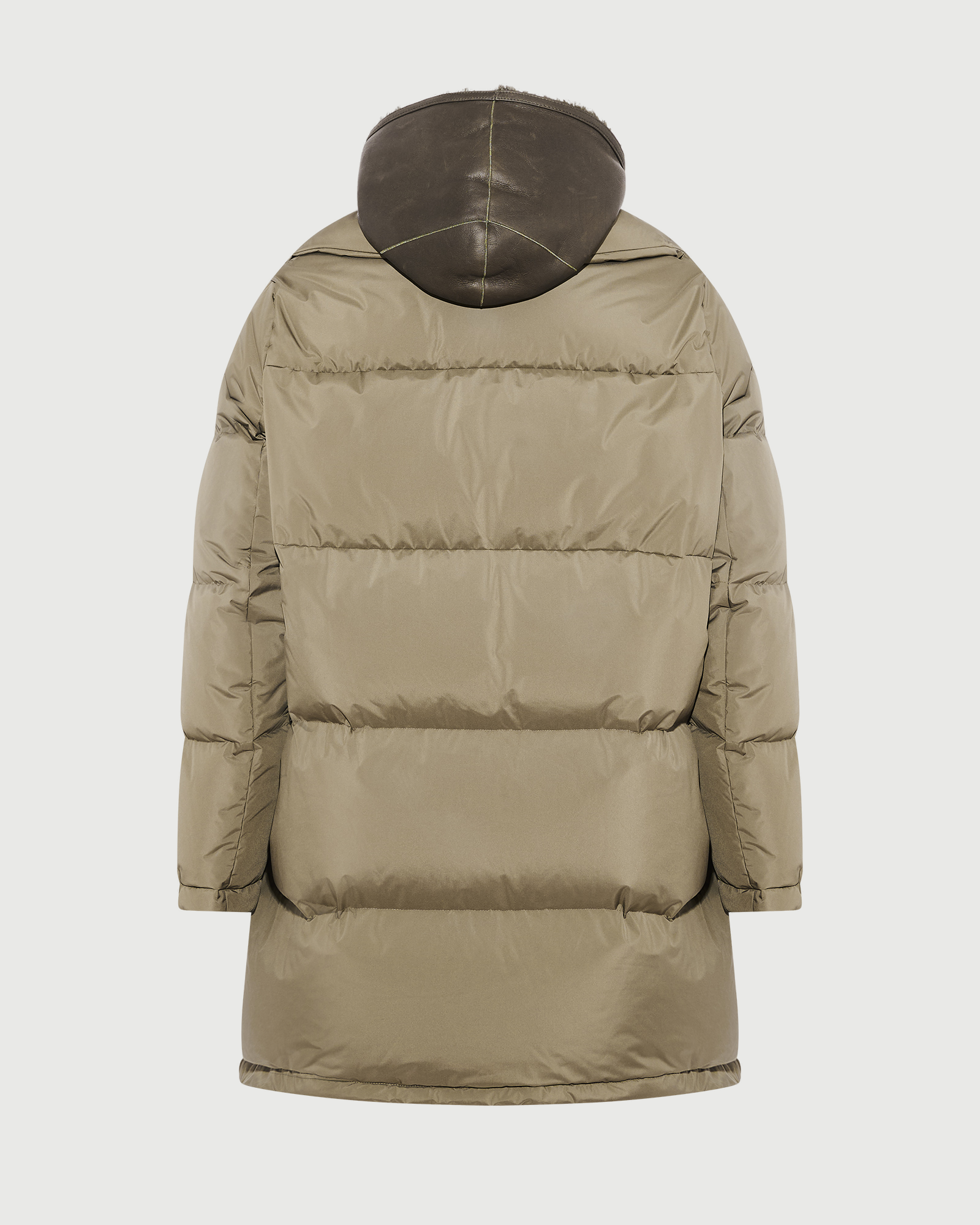 Down jacket with lambskin shearling bib - Yves Salomon - New Fall Winter Collection
