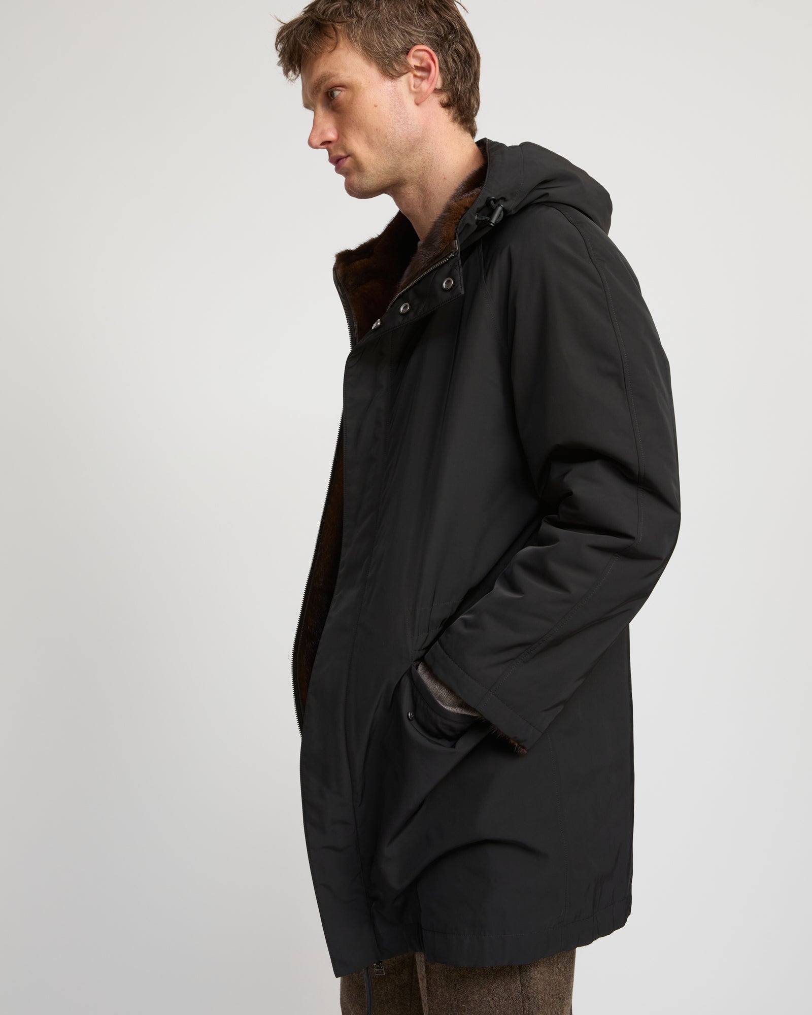 Reversible mink fur parka - Yves Salomon