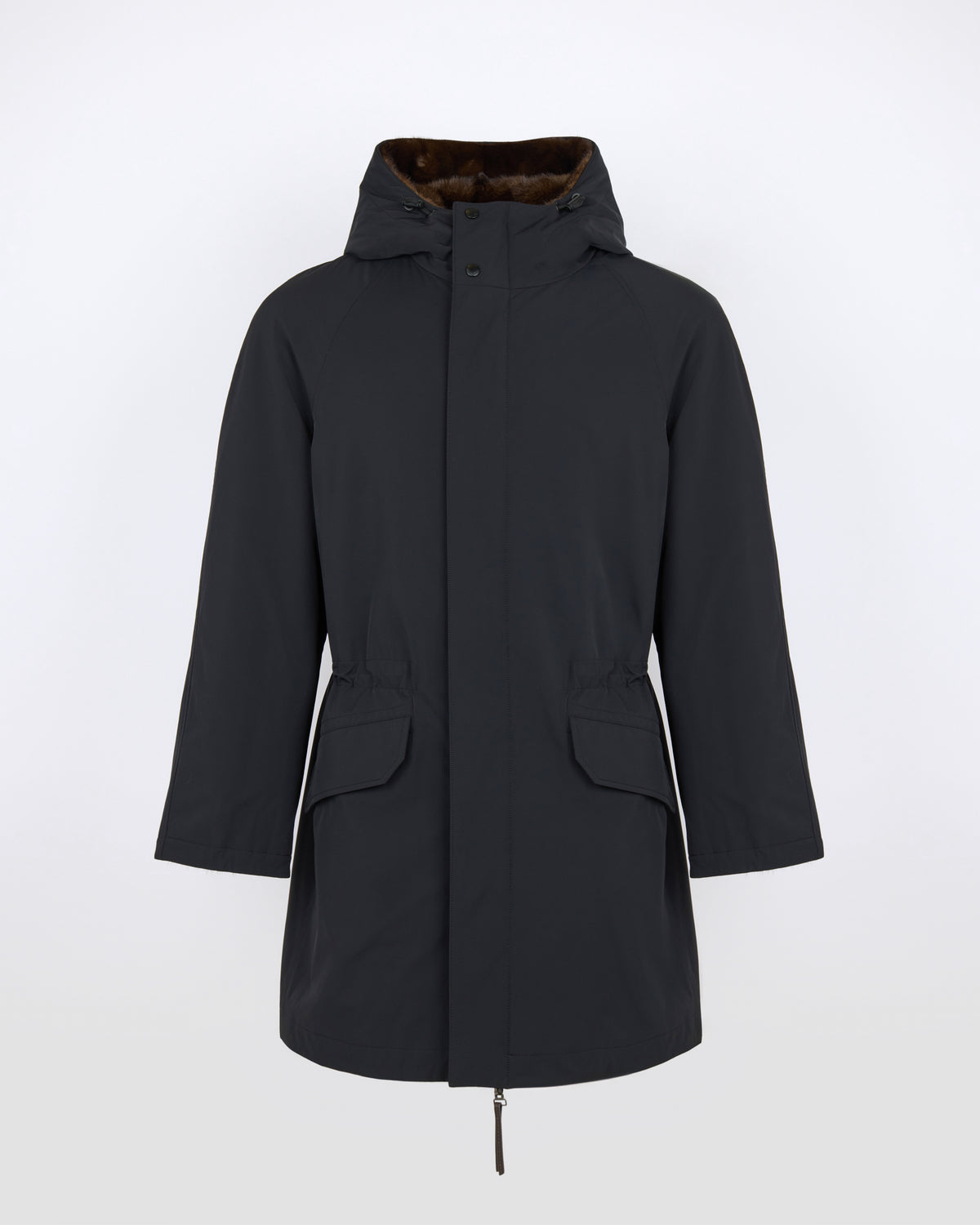 Reversible long-haired mink fur and technical fabric parka - Yves Salomon - New Fall/Winter Collection