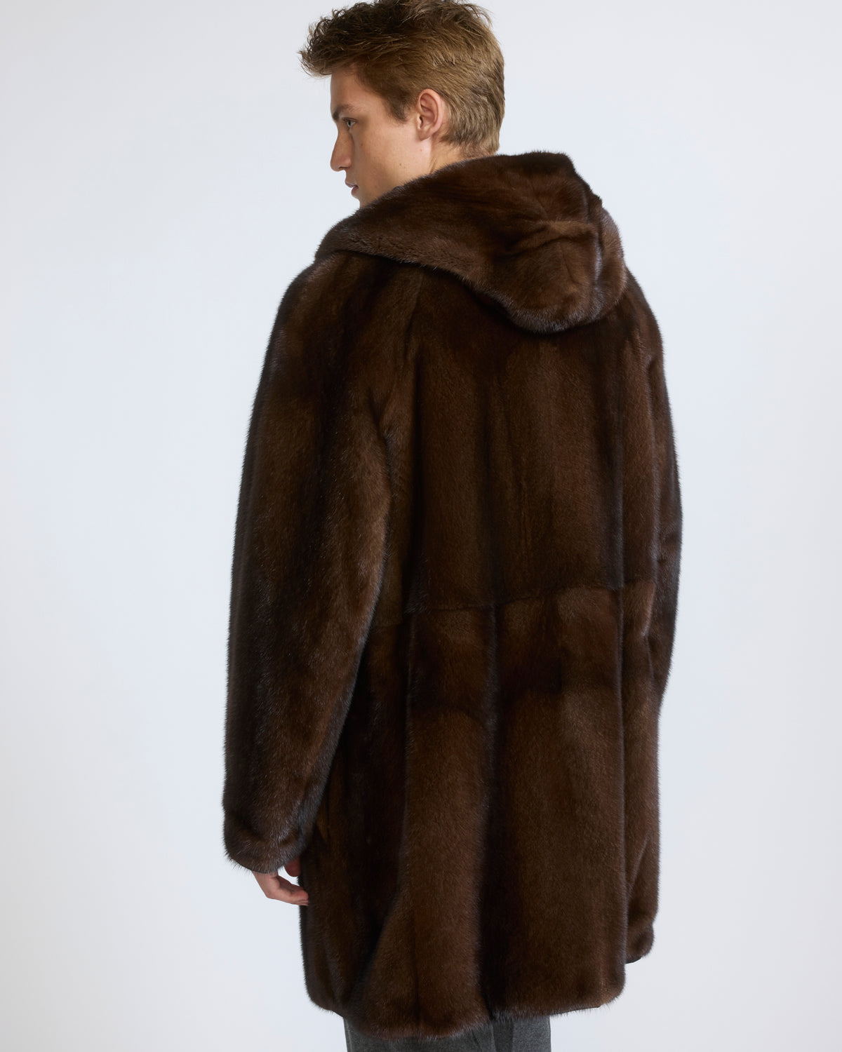 Reversible long-haired mink fur and technical fabric parka - Yves Salomon - New Fall/Winter Collection
