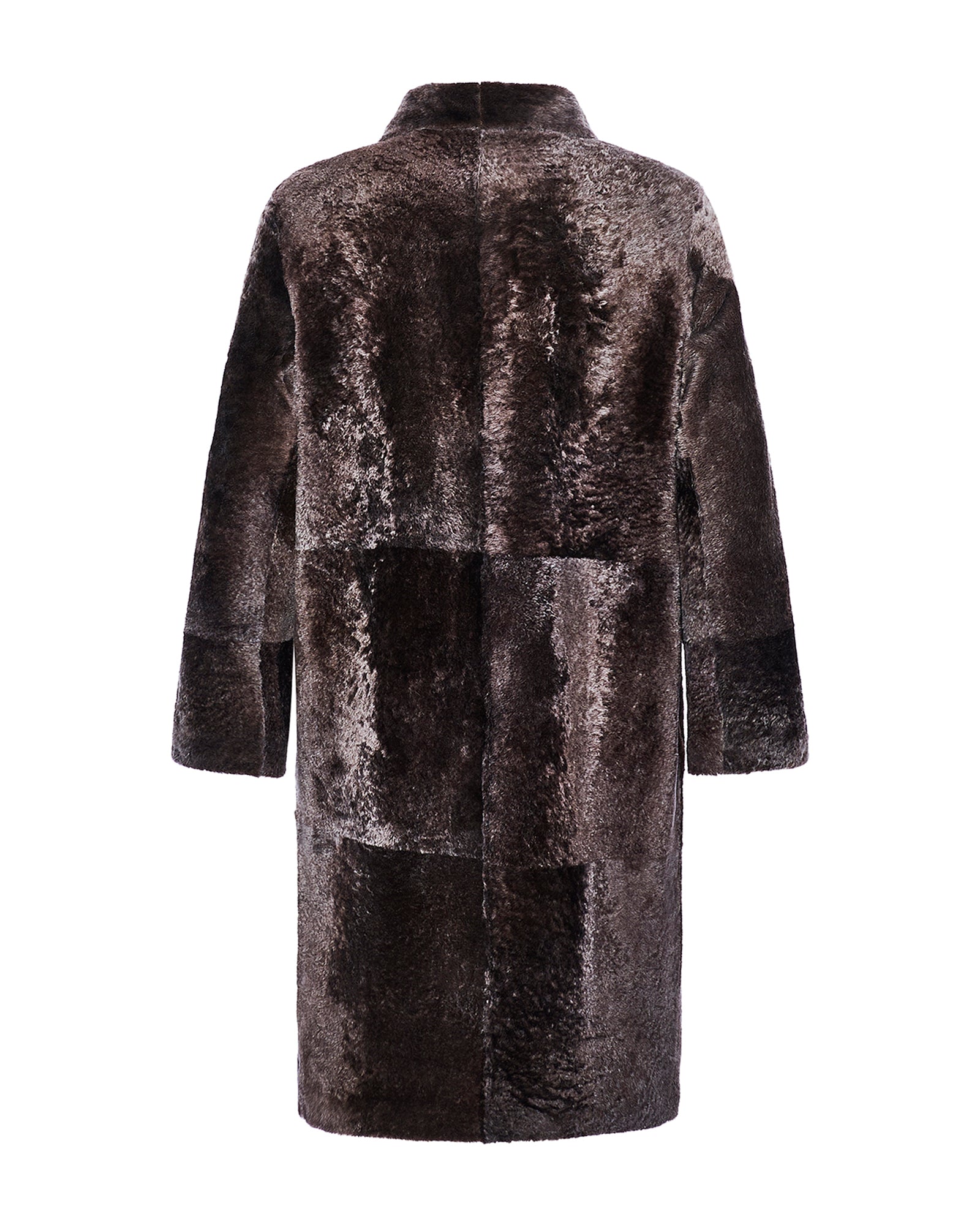 7/8 coat in Lacon shearling lambskin - Yves Salomon