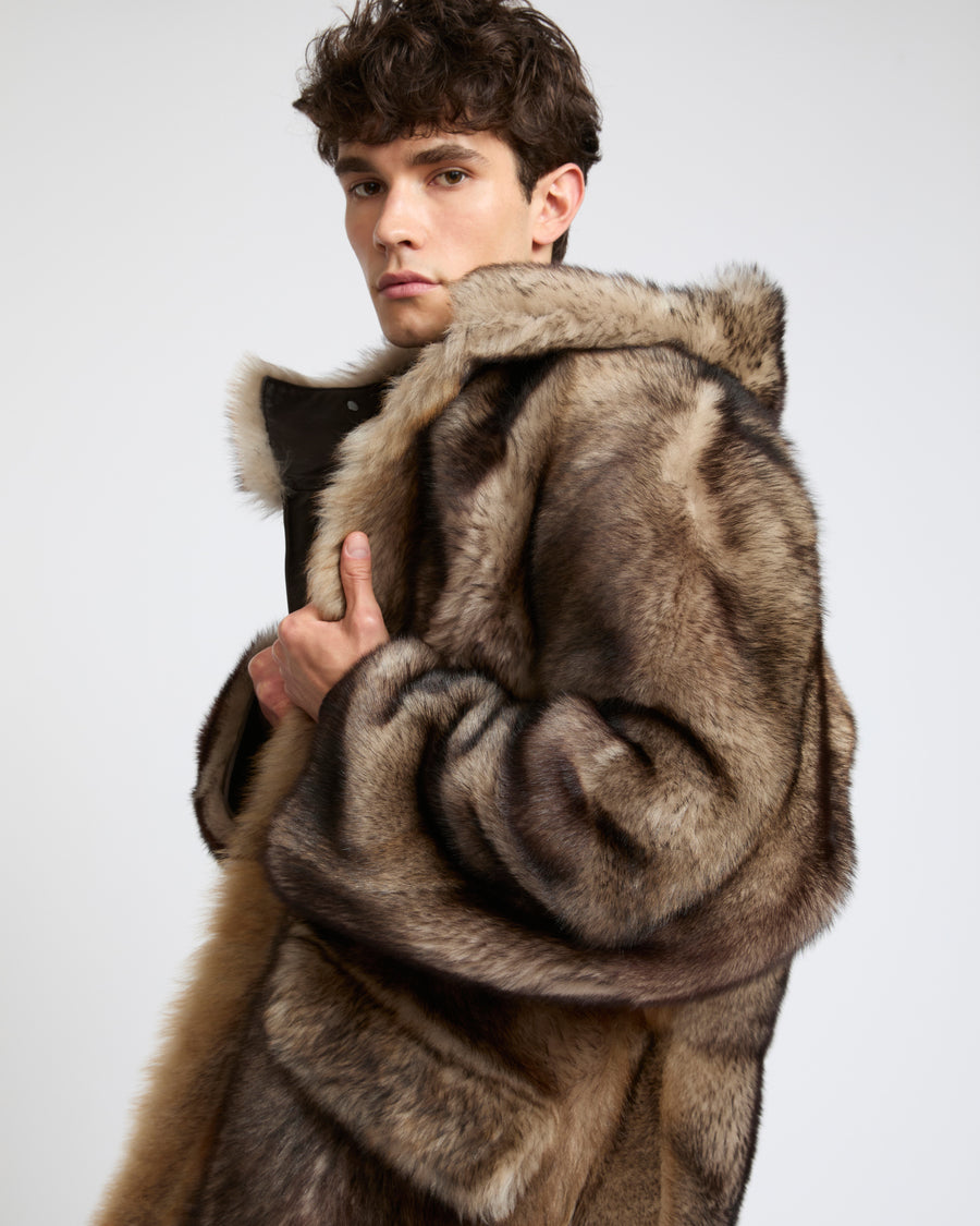 Reversible Toscana shearling fur-effect parka - Yves Salomon - New Fall Winter Collection