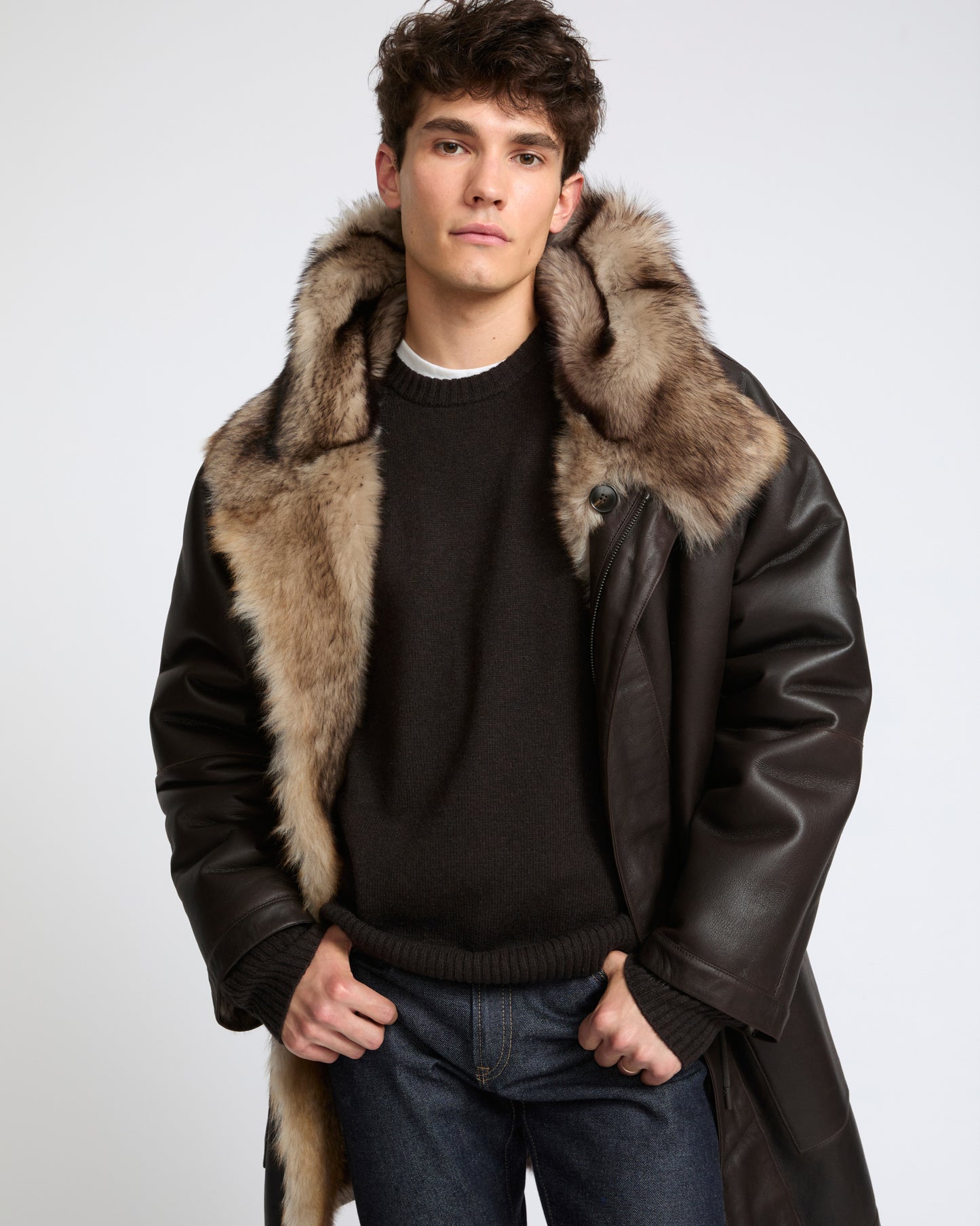 Reversible Toscana shearling fur-effect parka - Yves Salomon - New Fall Winter Collection