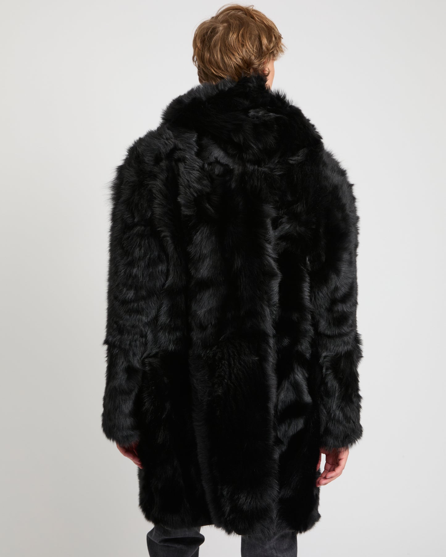 Toscana lambskin shearling parka style coat