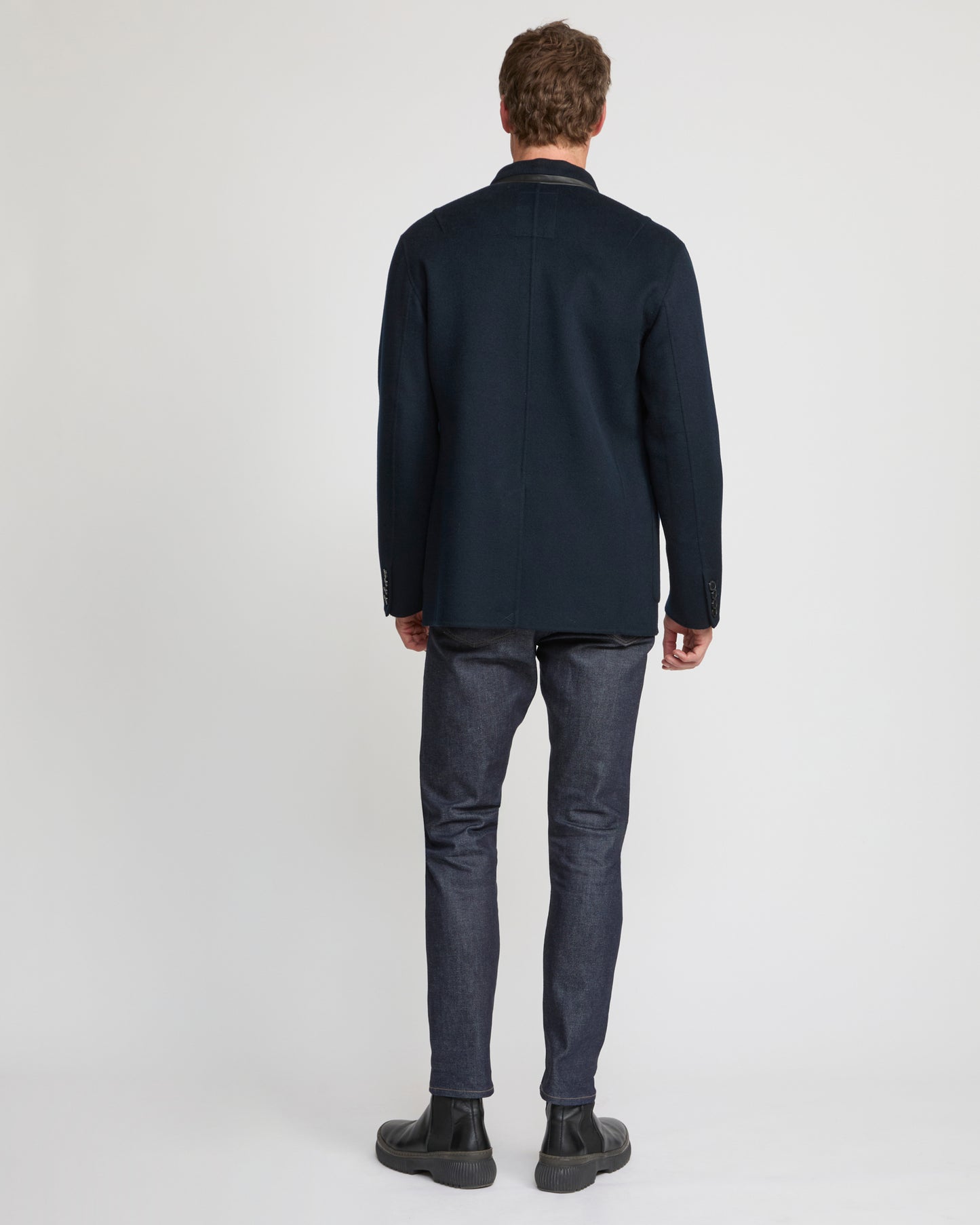 Double-sided wool-cashmere blazer - Yves Salomon