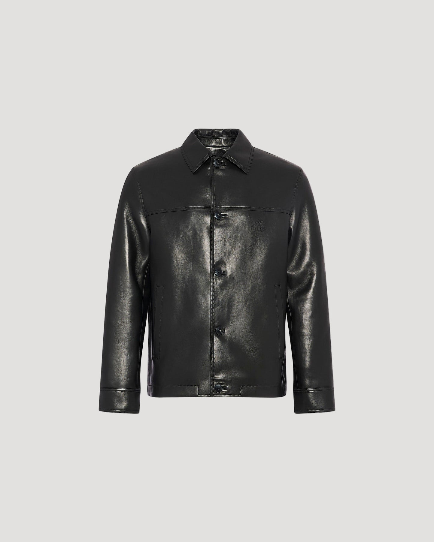 Lamb leather jacket