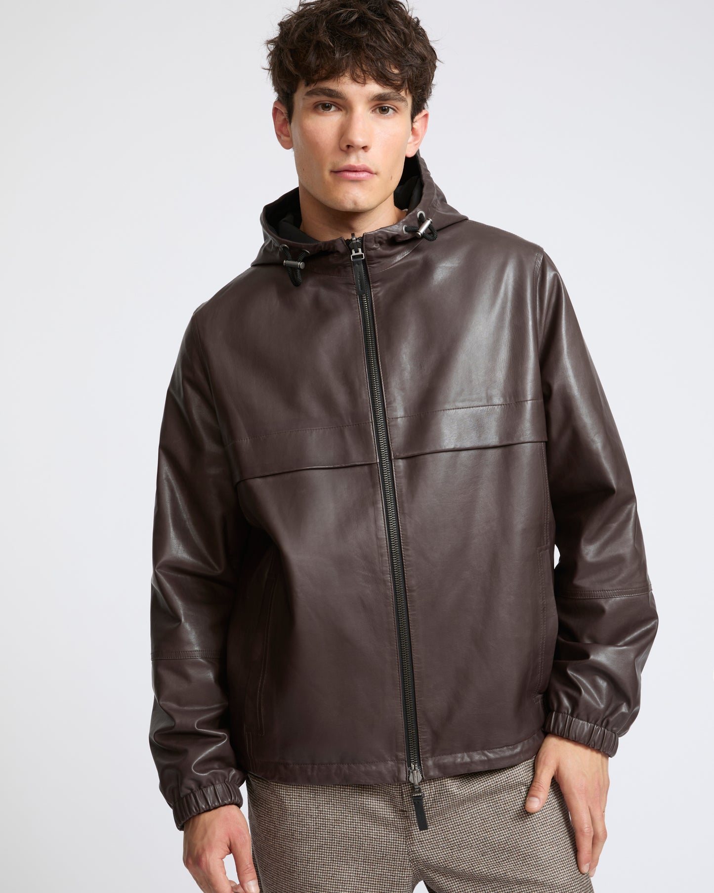 Reversible baby calfskin hoodie jacket - Yves Salomon - New Fall Winter Collection