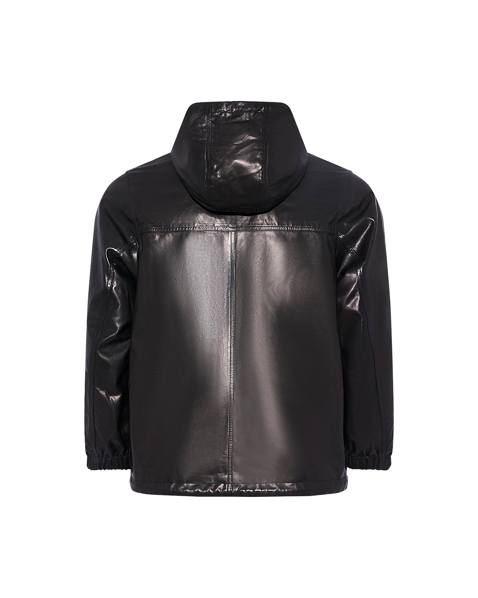 Reversible baby calfskin hoodie - Yves Salomon
