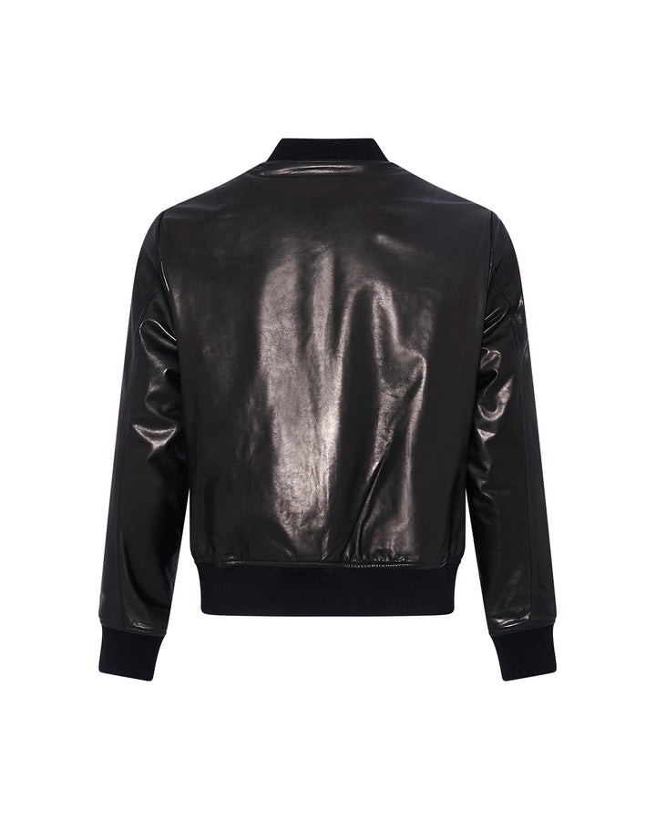 Baby calfskin varsity jacket -Yves Salomon
