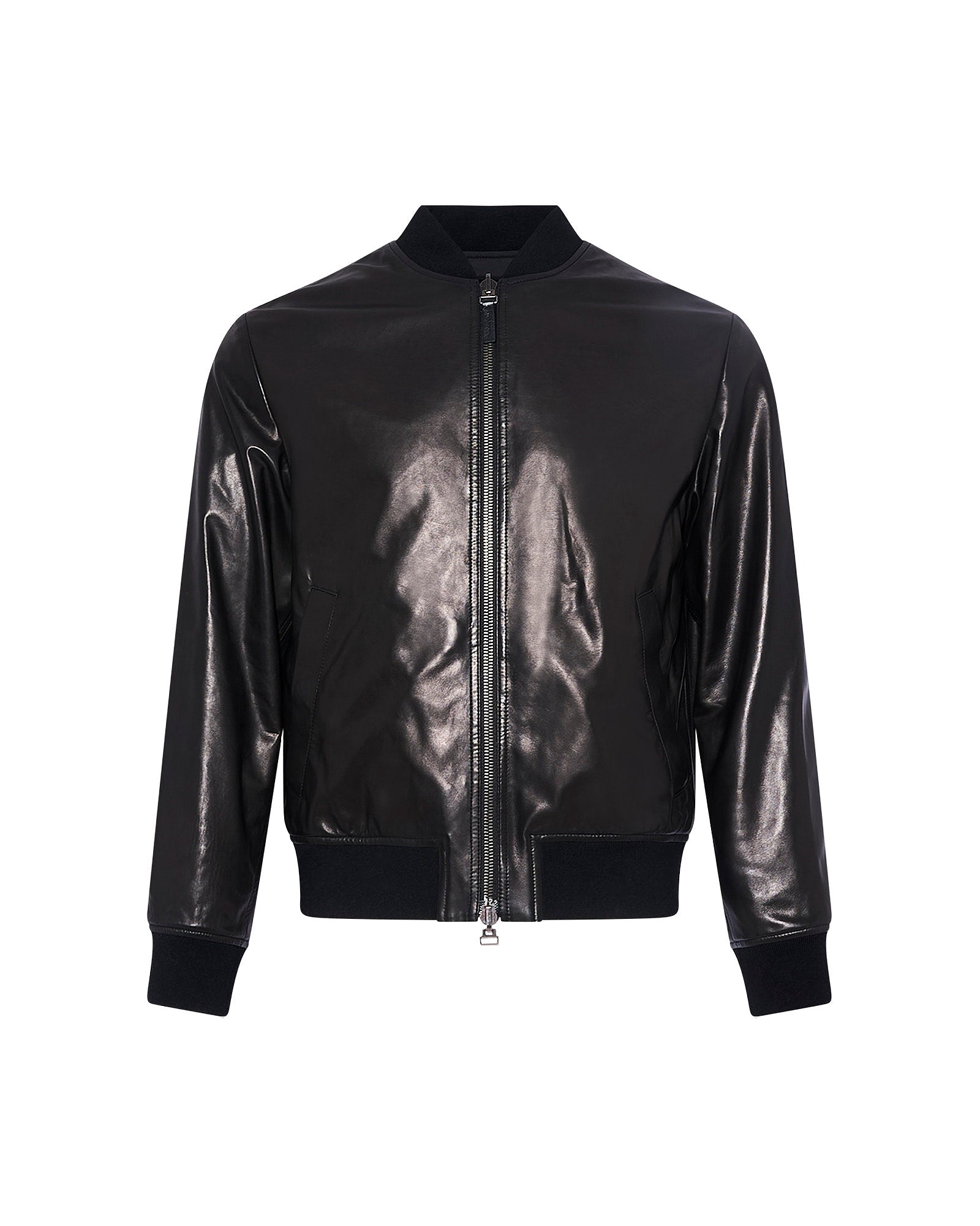 Baby calfskin varsity jacket -Yves Salomon