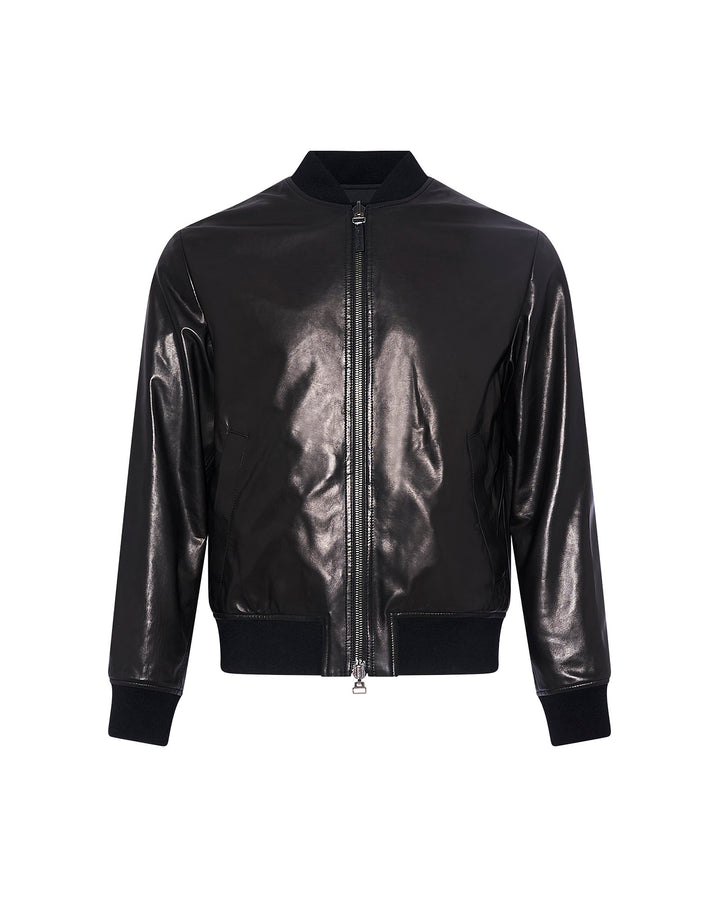 Baby calfskin varsity jacket -Yves Salomon