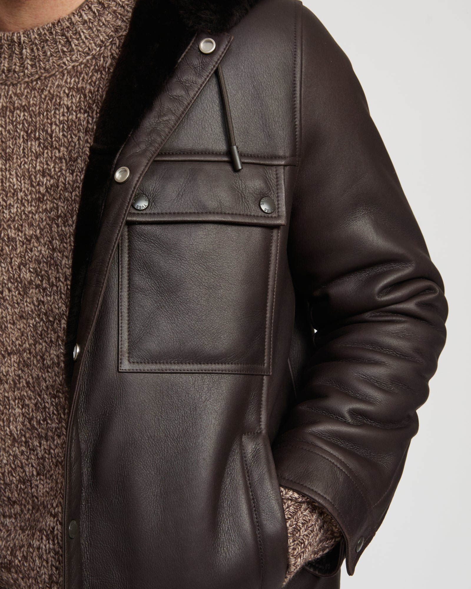 Men's Shearling — Coats & Jackets in Merinos & Toscane | Yves