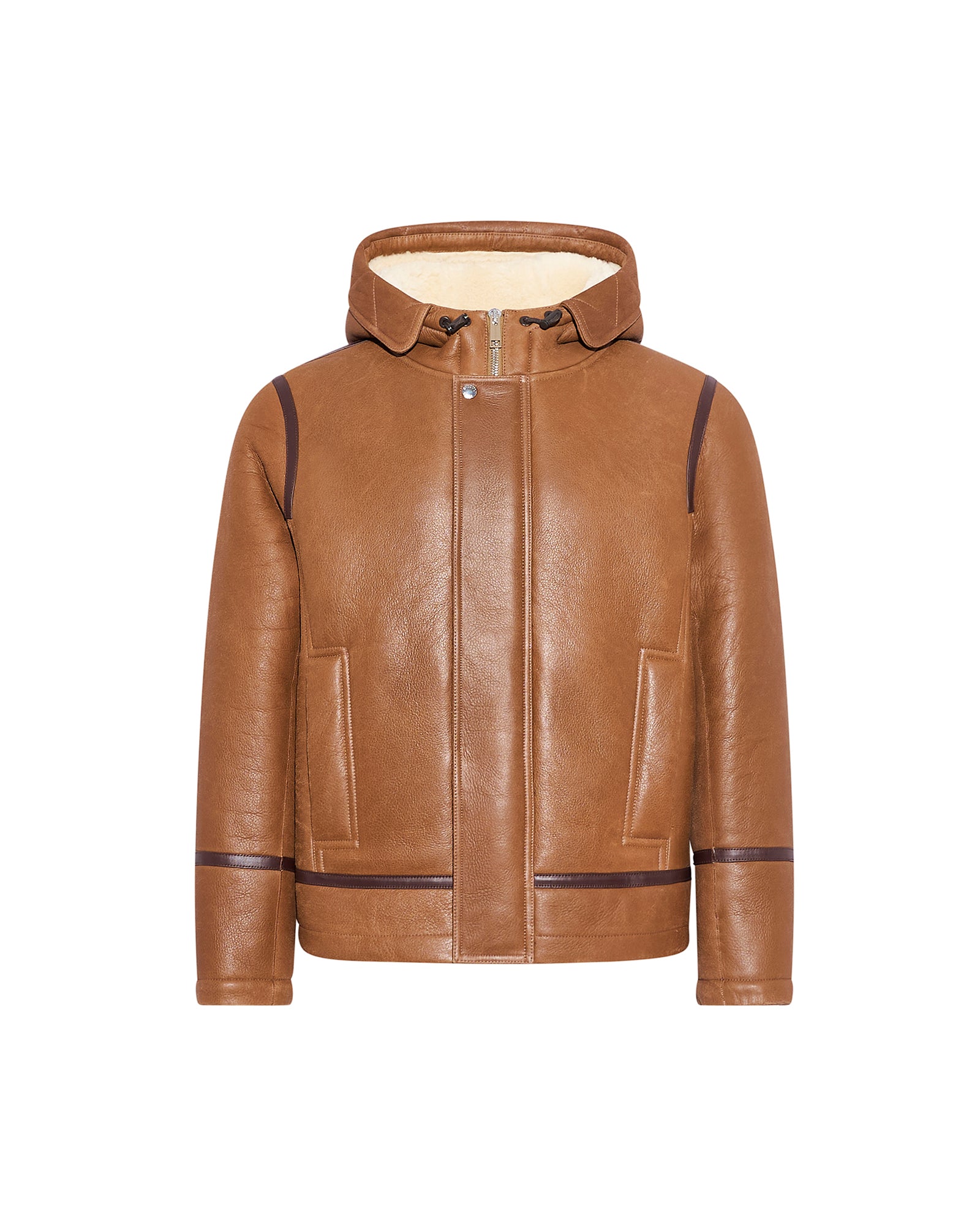Aviator lambskin shearling hoodie - Yves Salomon