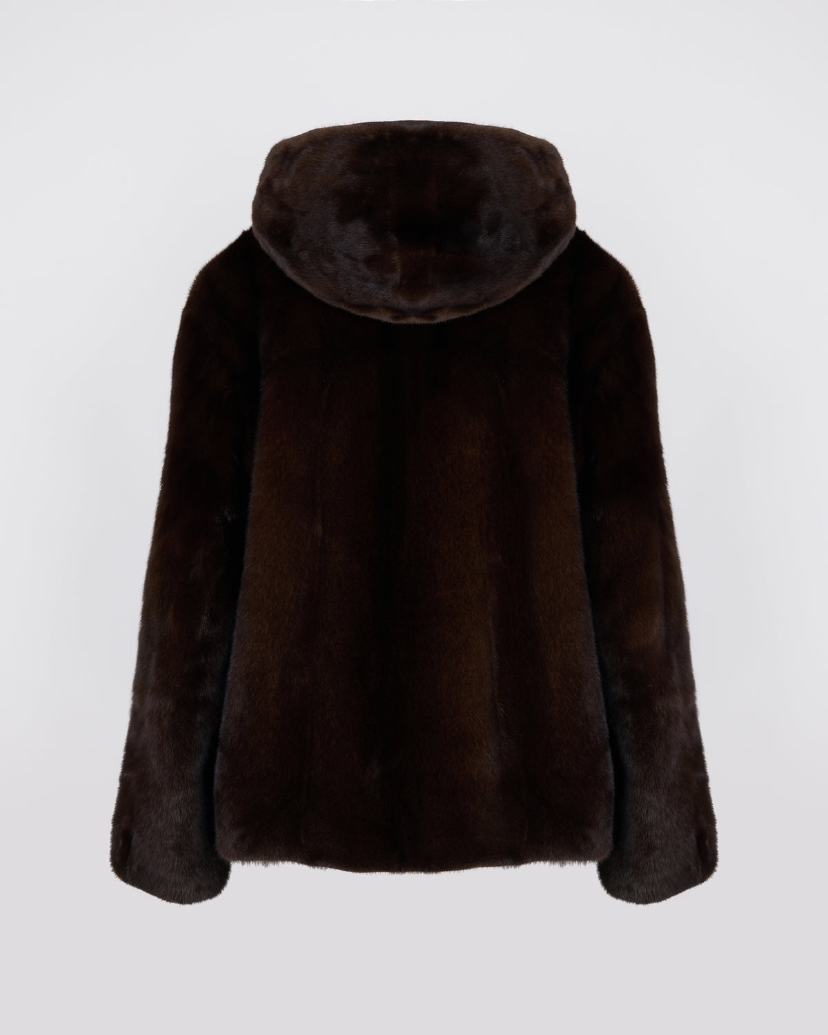 Reversible long-haired mink fur and technical fabric hooded jacket - Yves Salomon - New Fall/Winter Collection