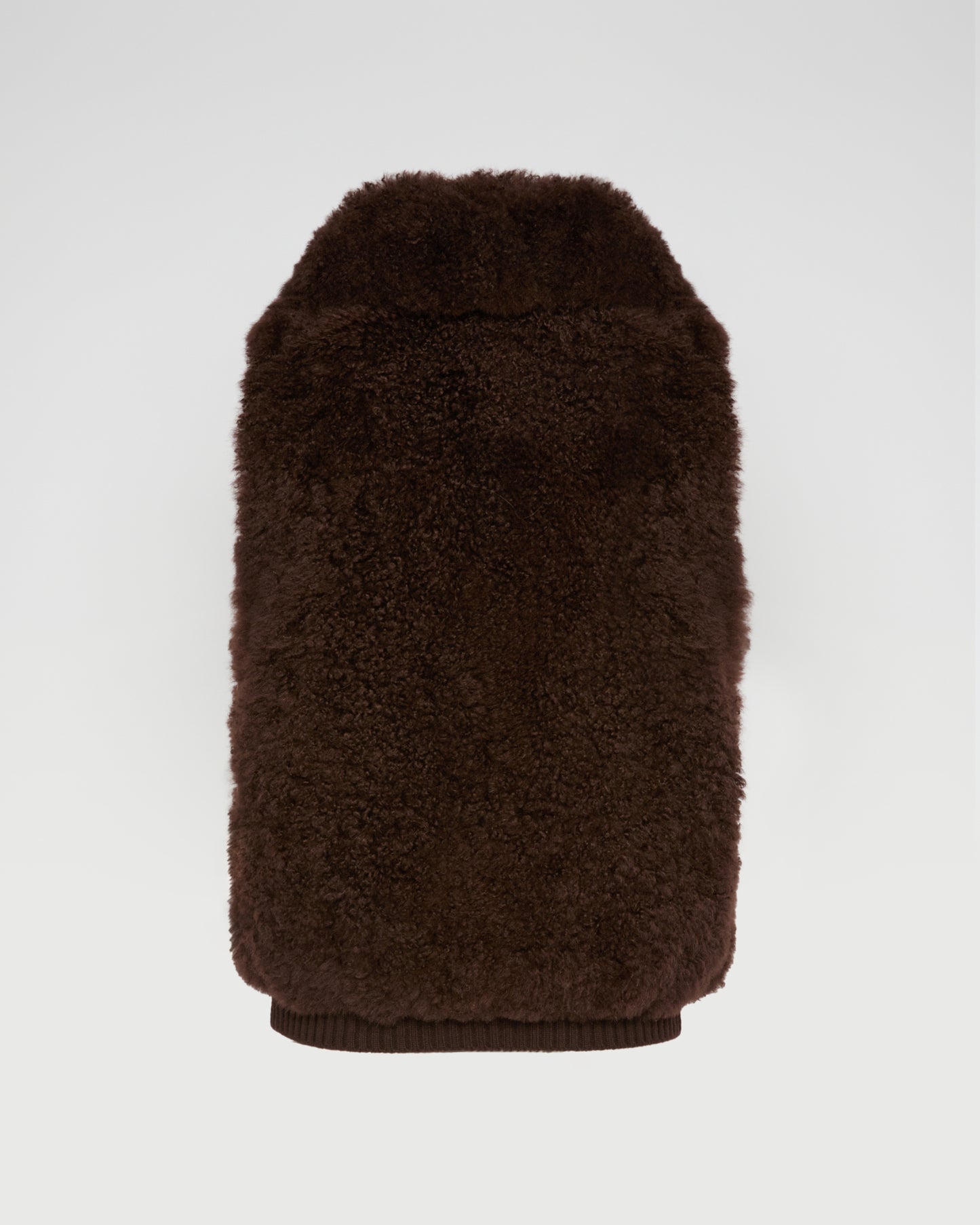 Cashmere lambskin and Merino knit gilet