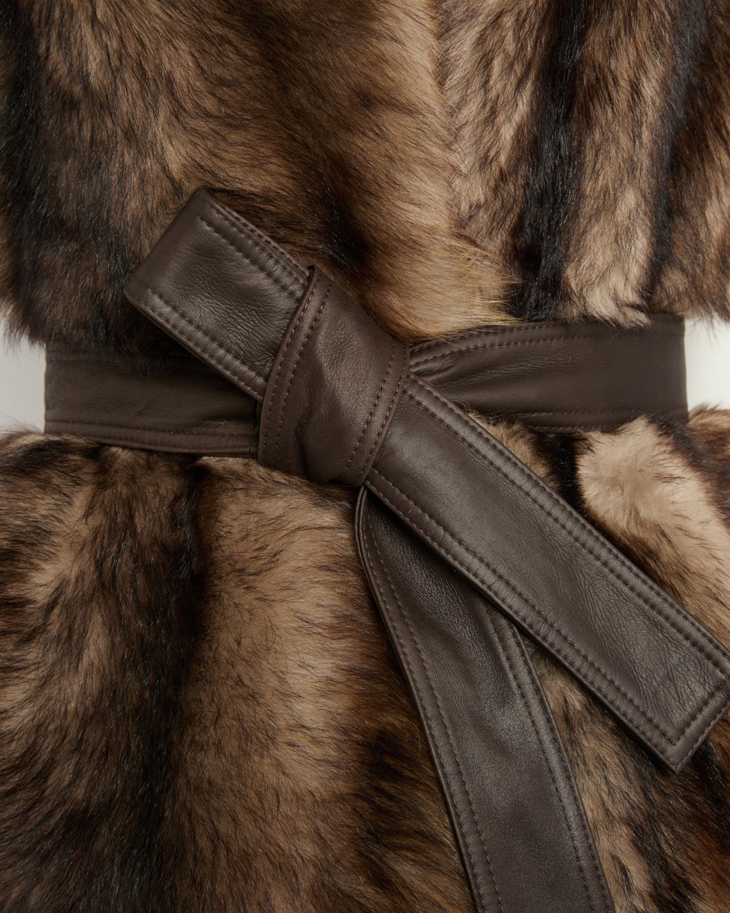 Long Toscana lambskin shearling gilet
