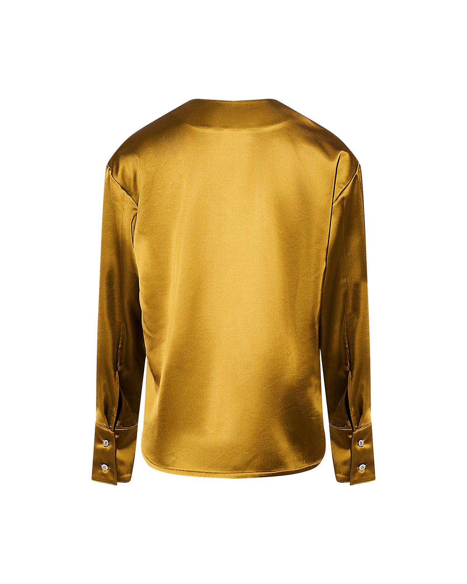Heavy wool satin blouse - Yves Salomon