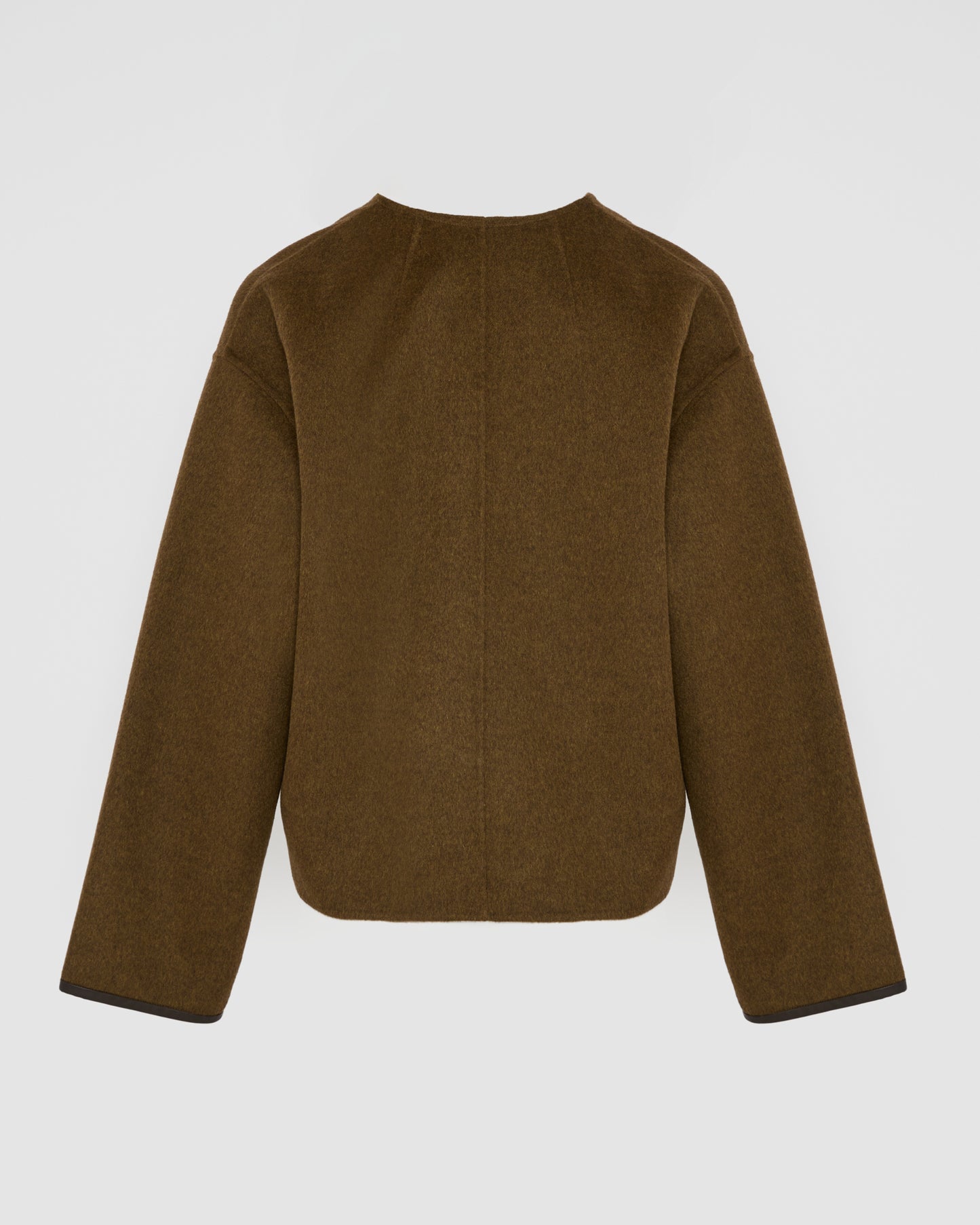 Double-sided cashmere-blend pea jacket - Yves Salomon