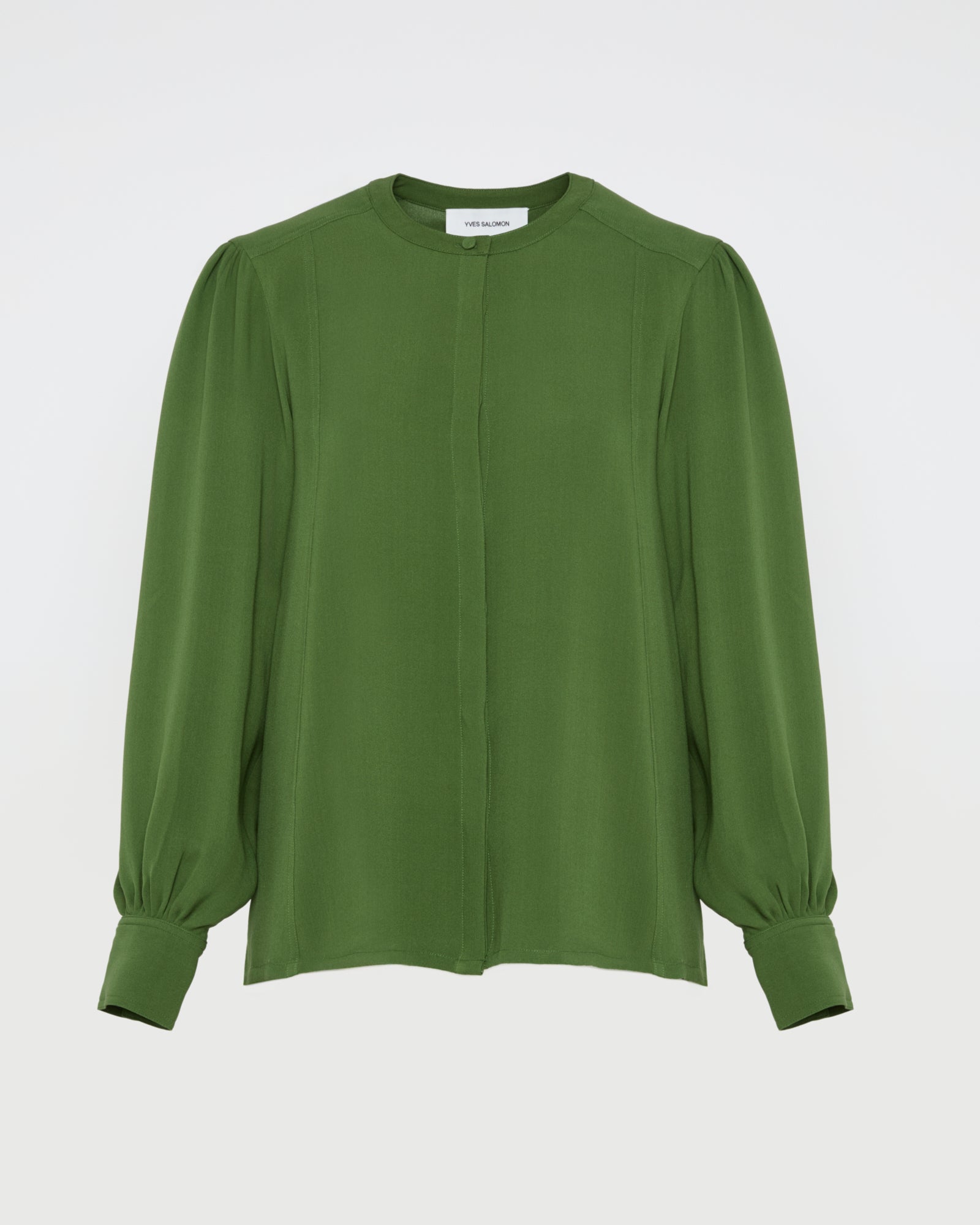 Silk crepe blouse -Yves Salomon