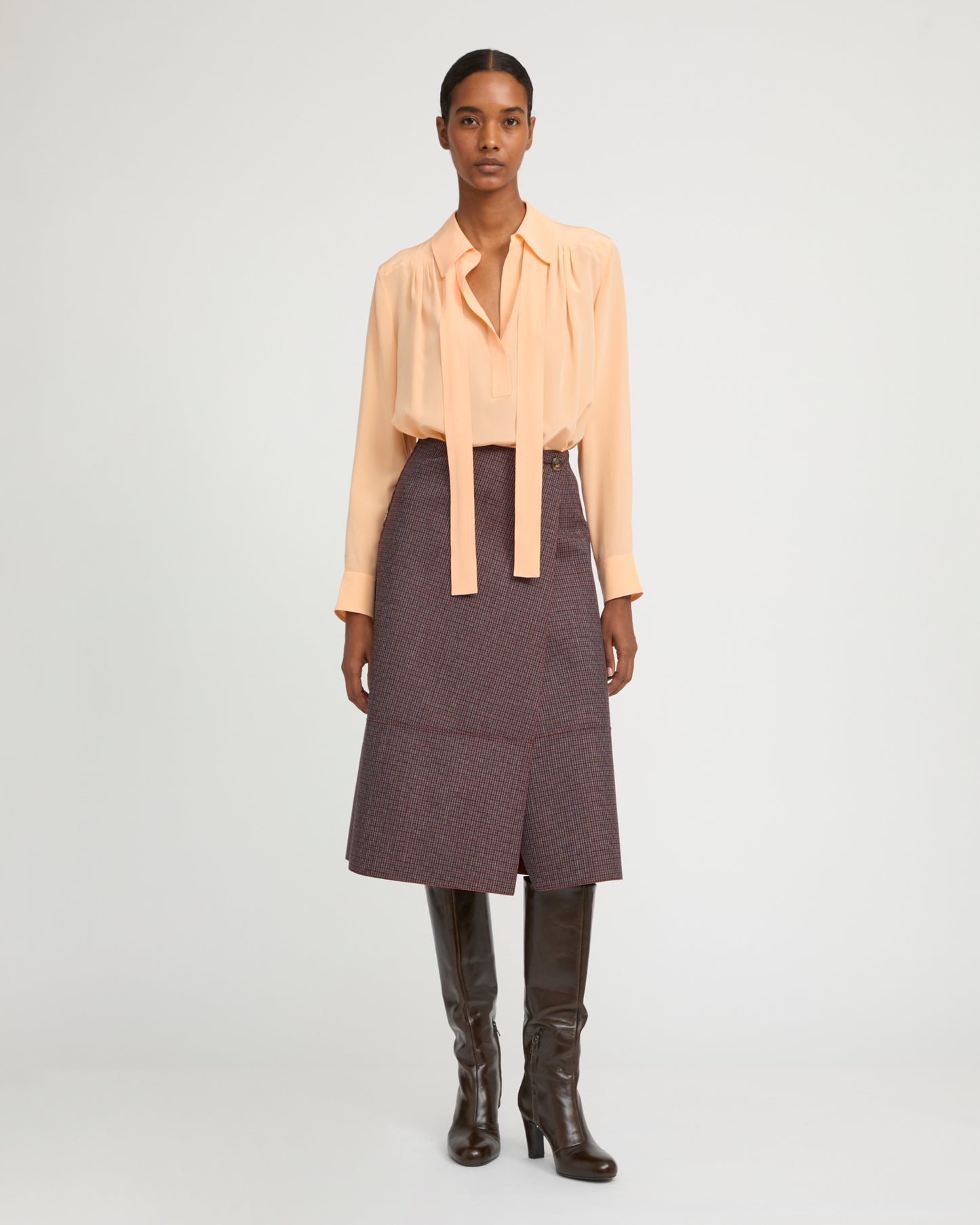 Light silk crepe blouse - Yves Salomon