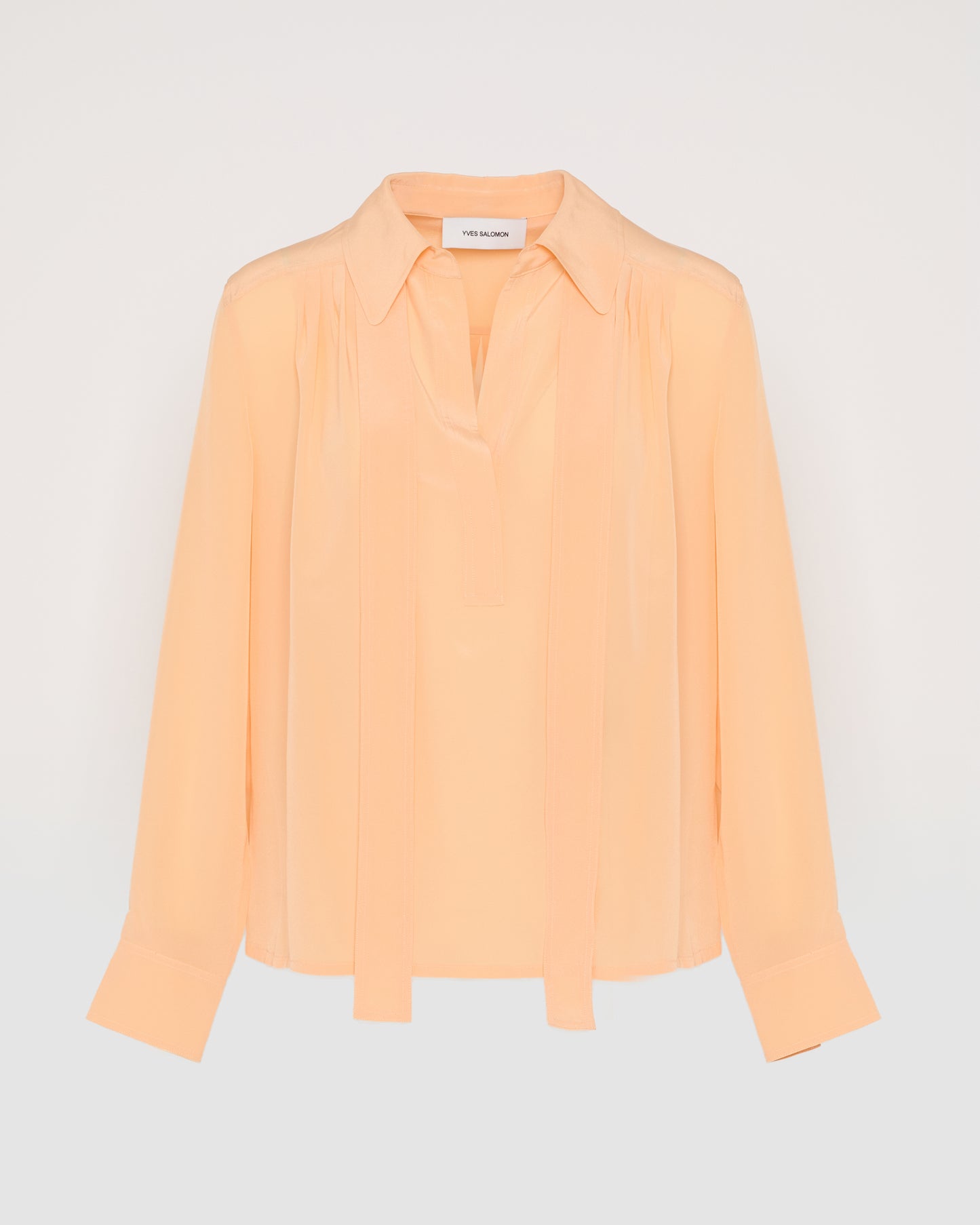 Light silk crepe blouse - Yves Salomon