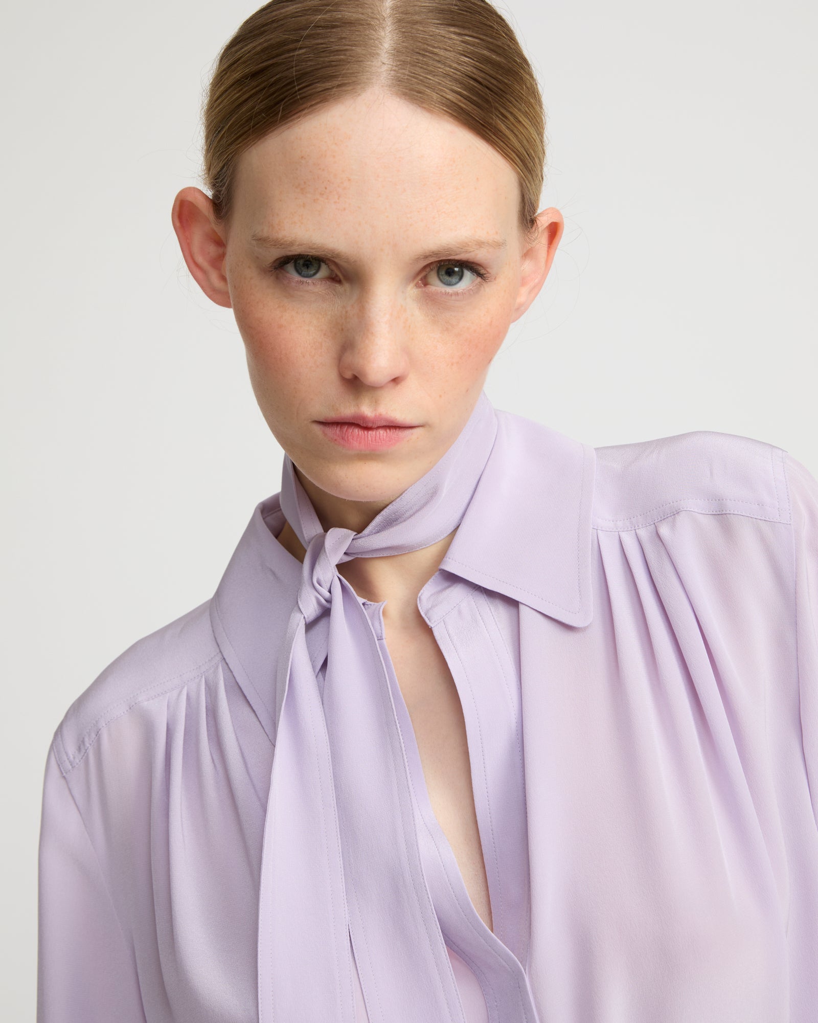 Light silk crepe blouse - Yves Salomon