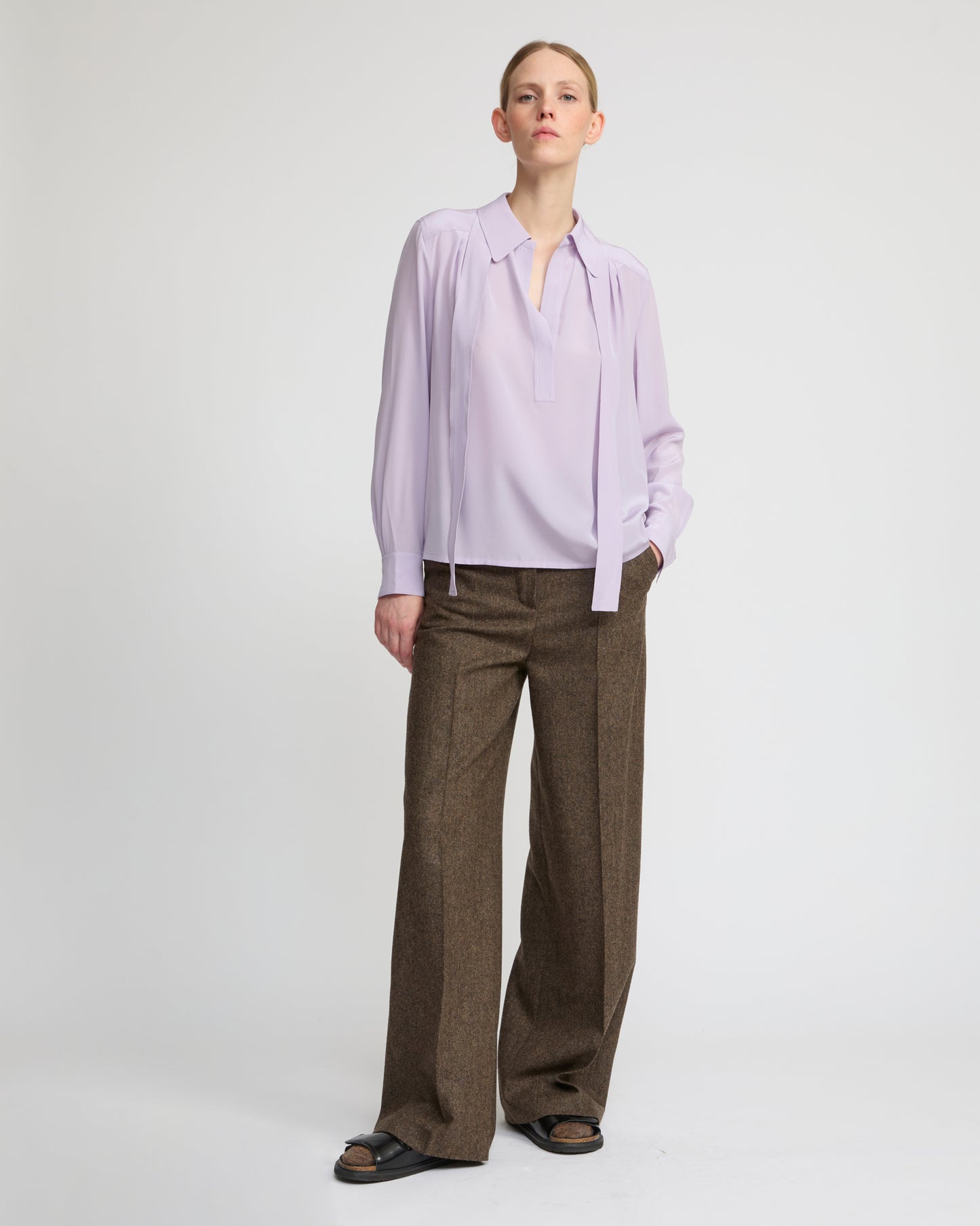 Light silk crepe blouse - Yves Salomon