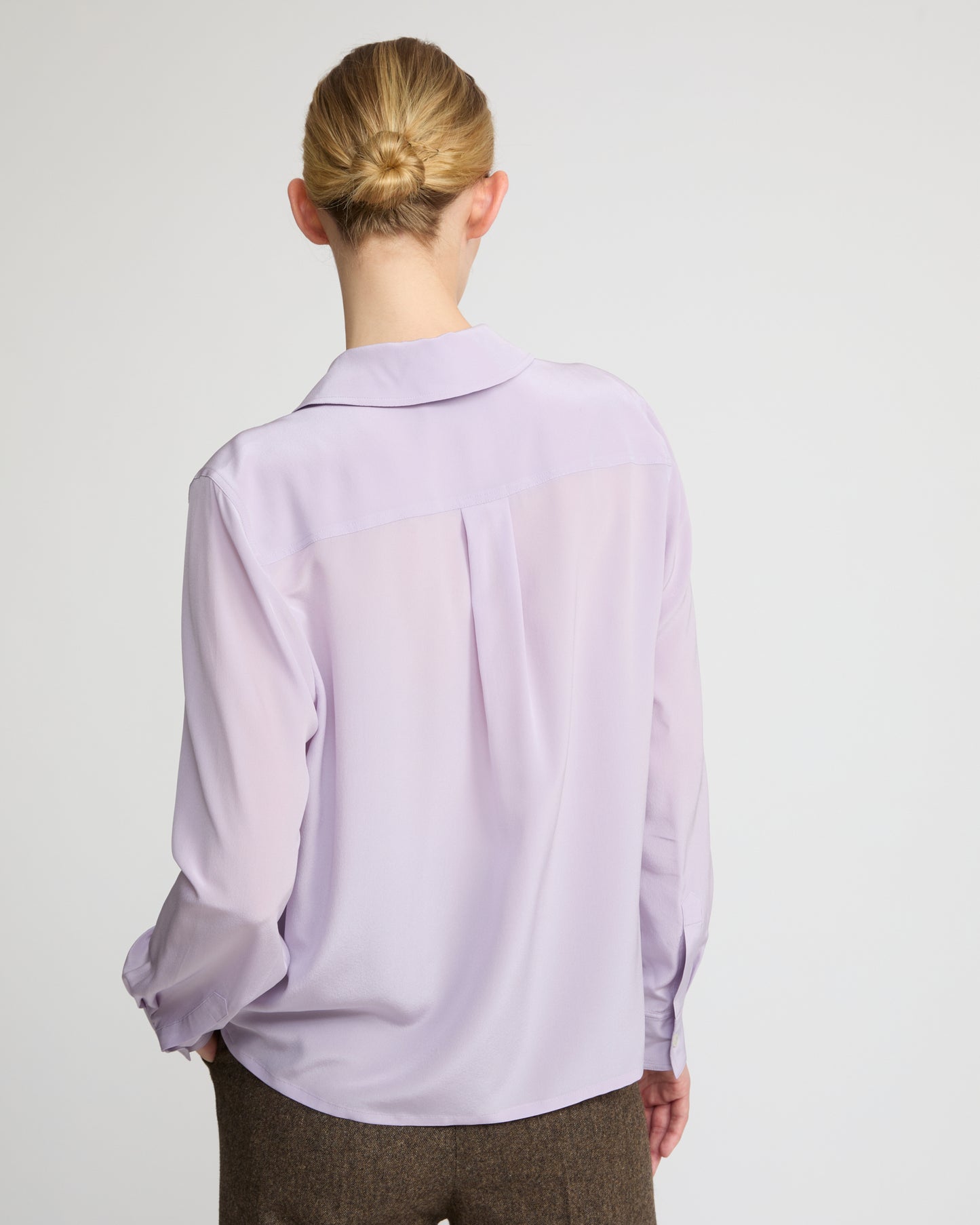 Light silk crepe blouse - Yves Salomon