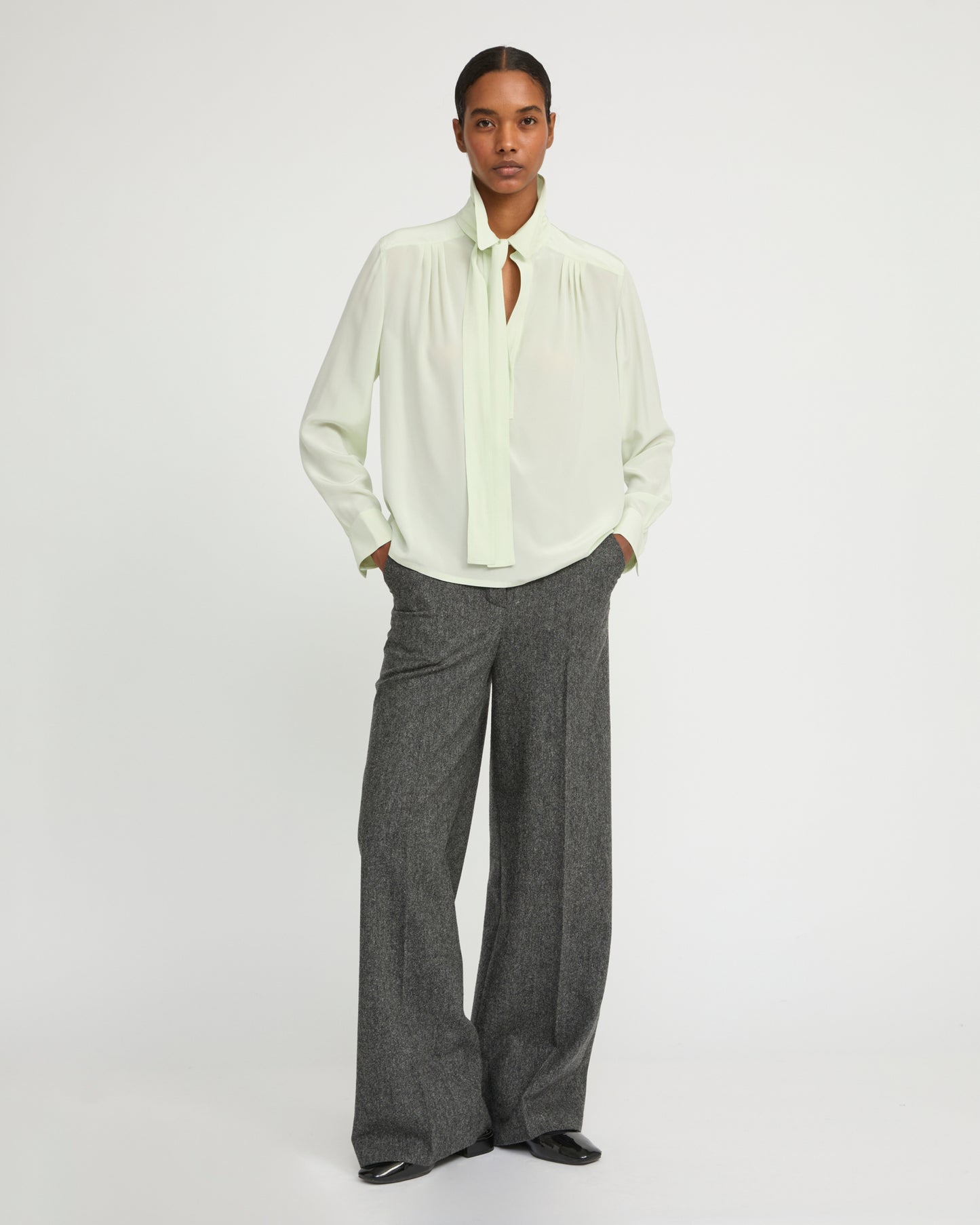 Light silk crepe blouse - Yves Salomon