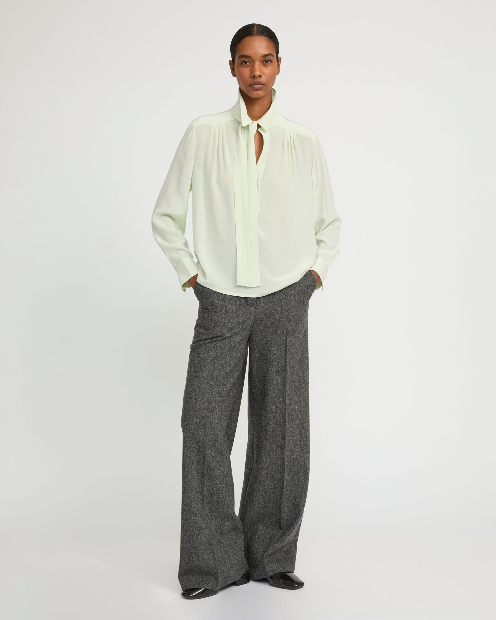 Light silk crepe blouse - Yves Salomon