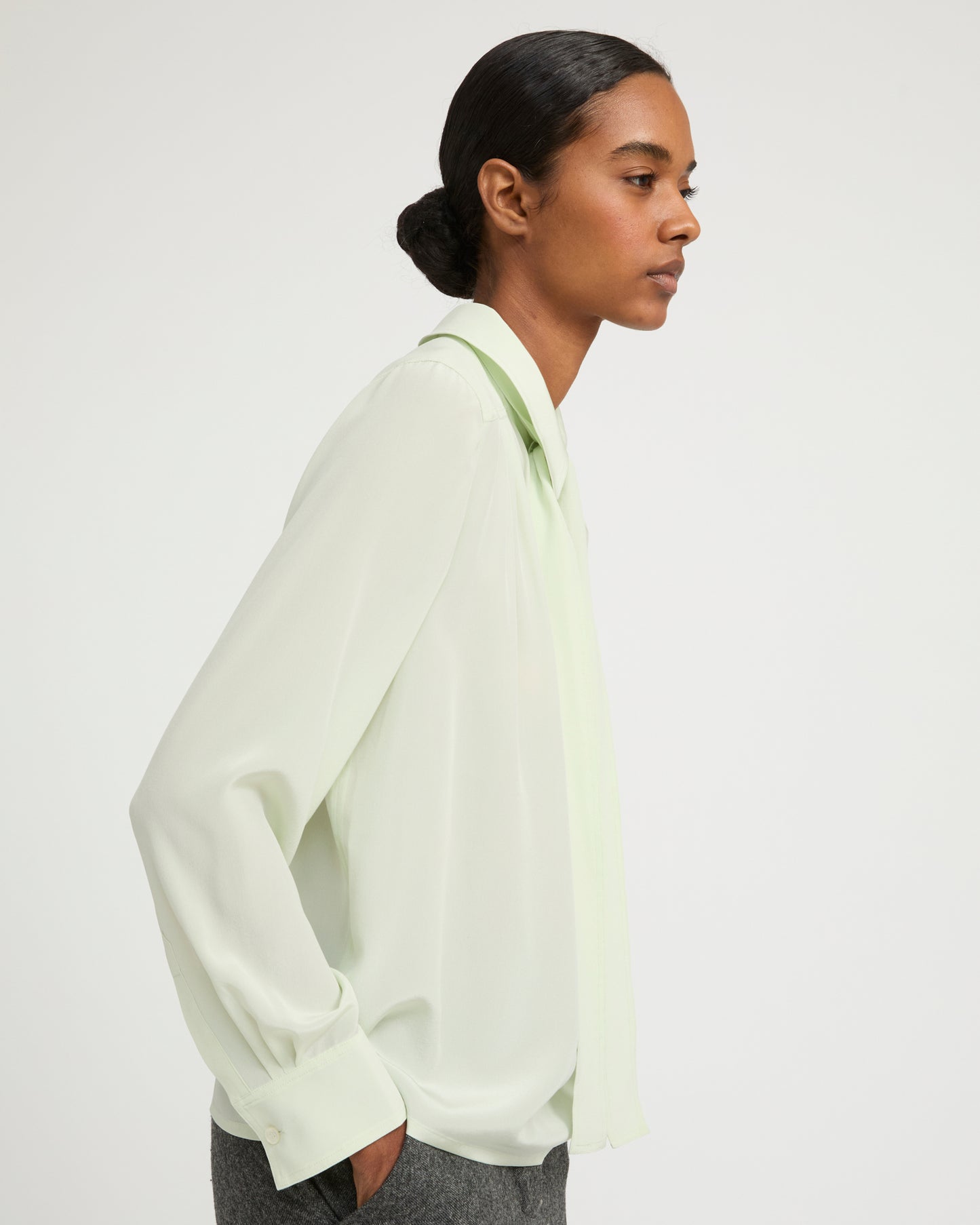 Light silk crepe blouse - Yves Salomon