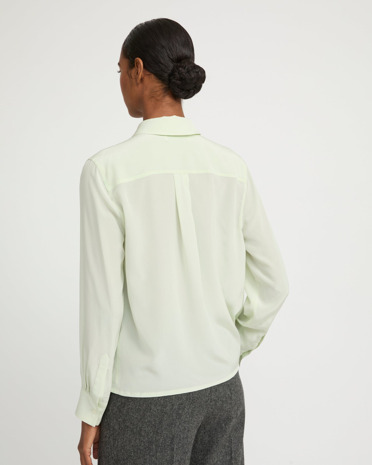 Light silk crepe blouse - Yves Salomon