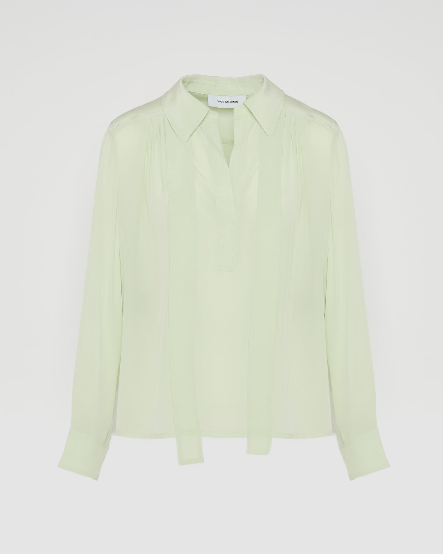 Light silk crepe blouse - Yves Salomon