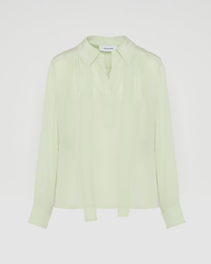 Light silk crepe blouse
