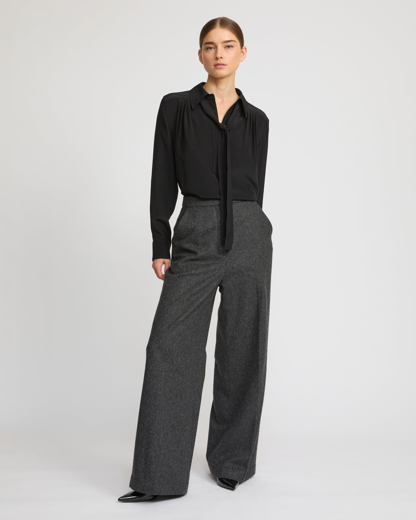 Light silk crepe blouse
