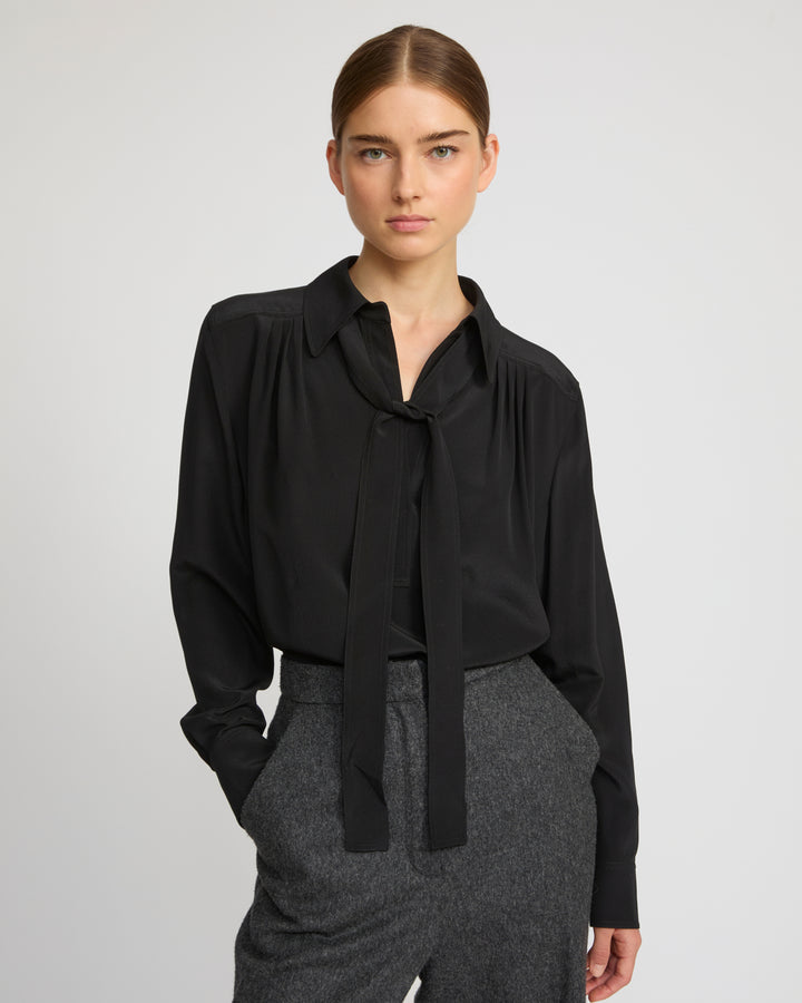 Light silk crepe blouse