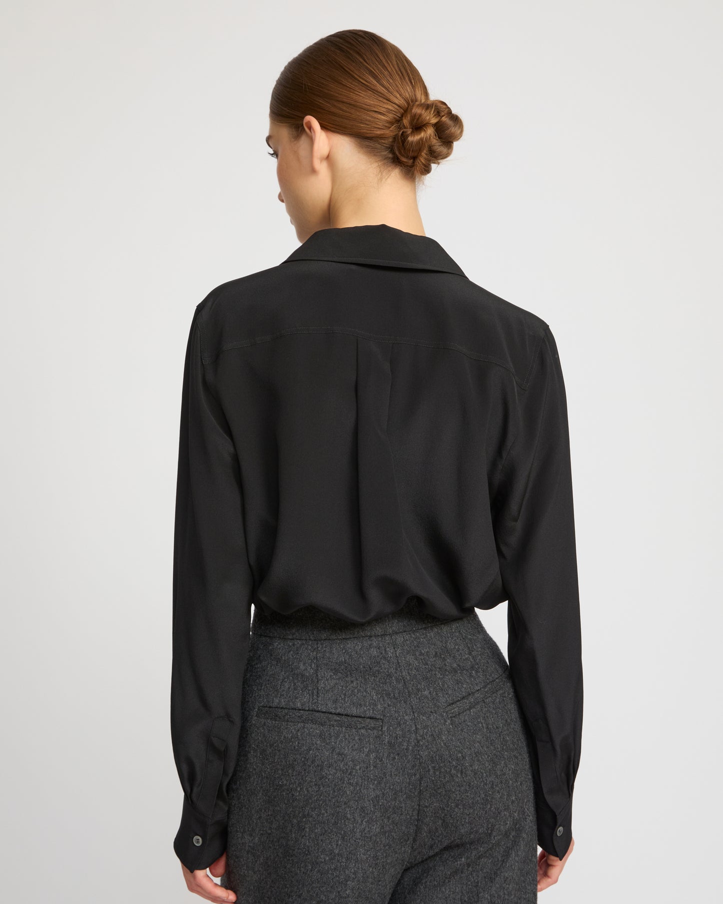 Light silk crepe blouse