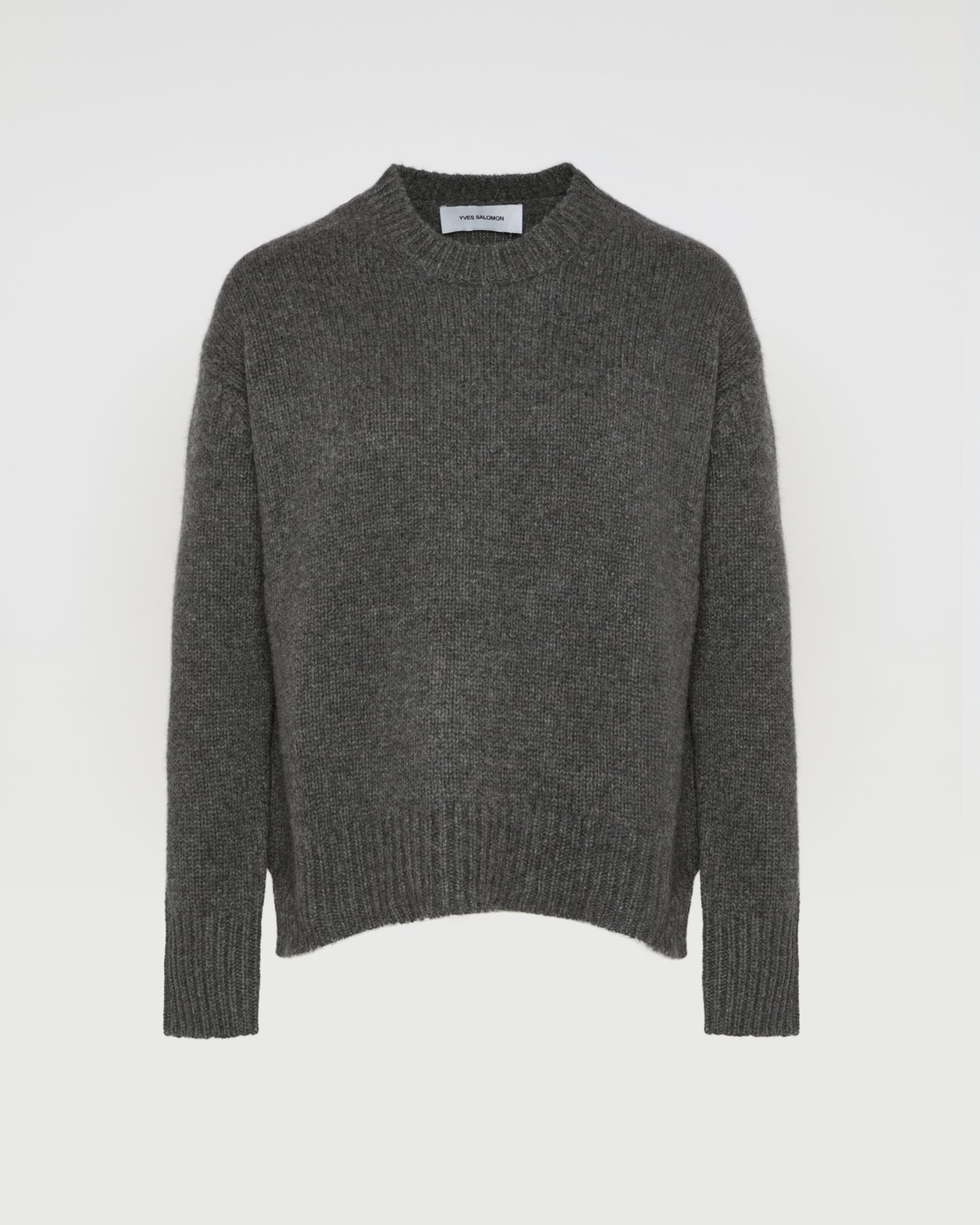 Regular cashmere knit jumper -Yves Salomon