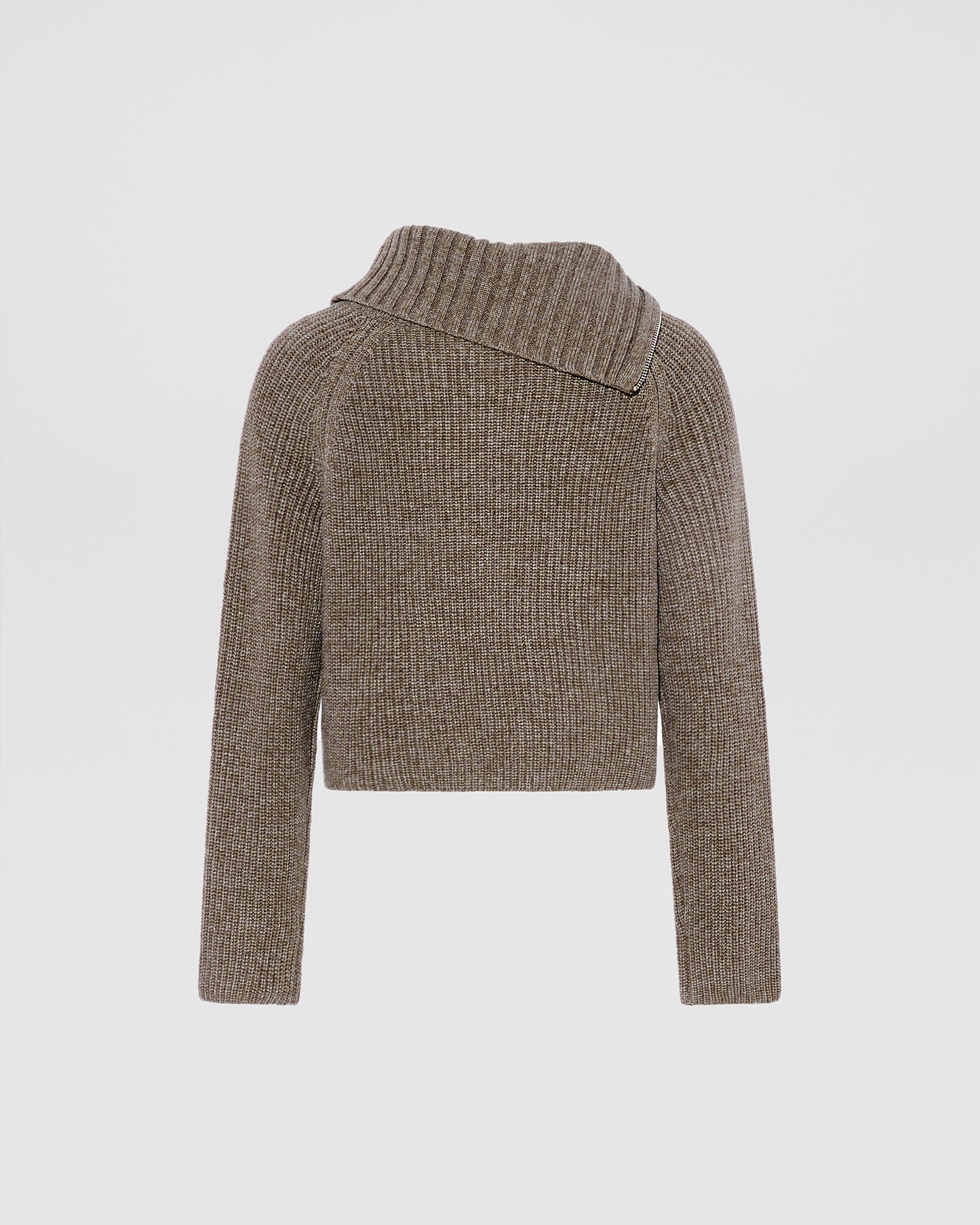 Cropped knitted jumper - Yves Salomon