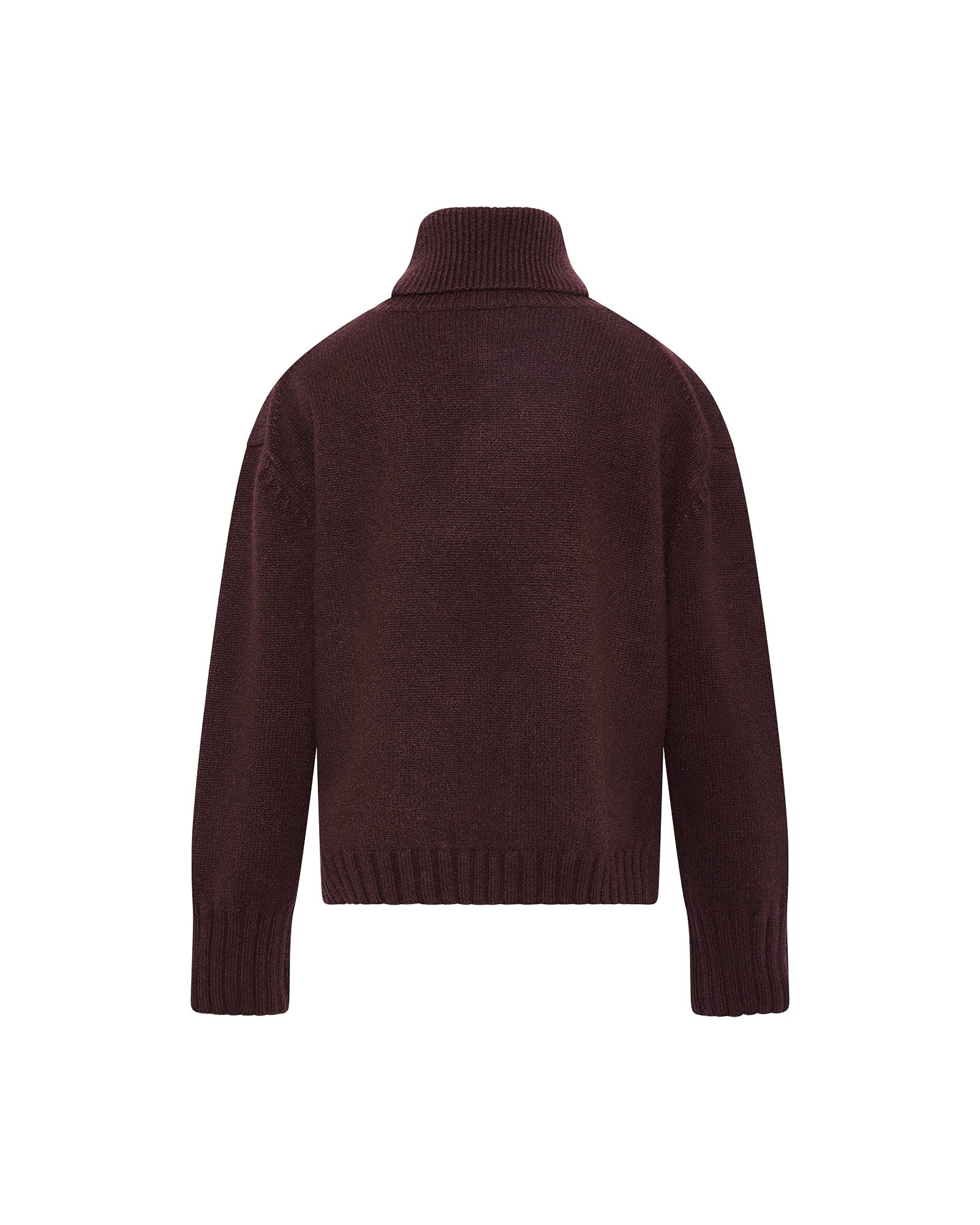 Collar jumper in cashmere knit - Yves Salomon