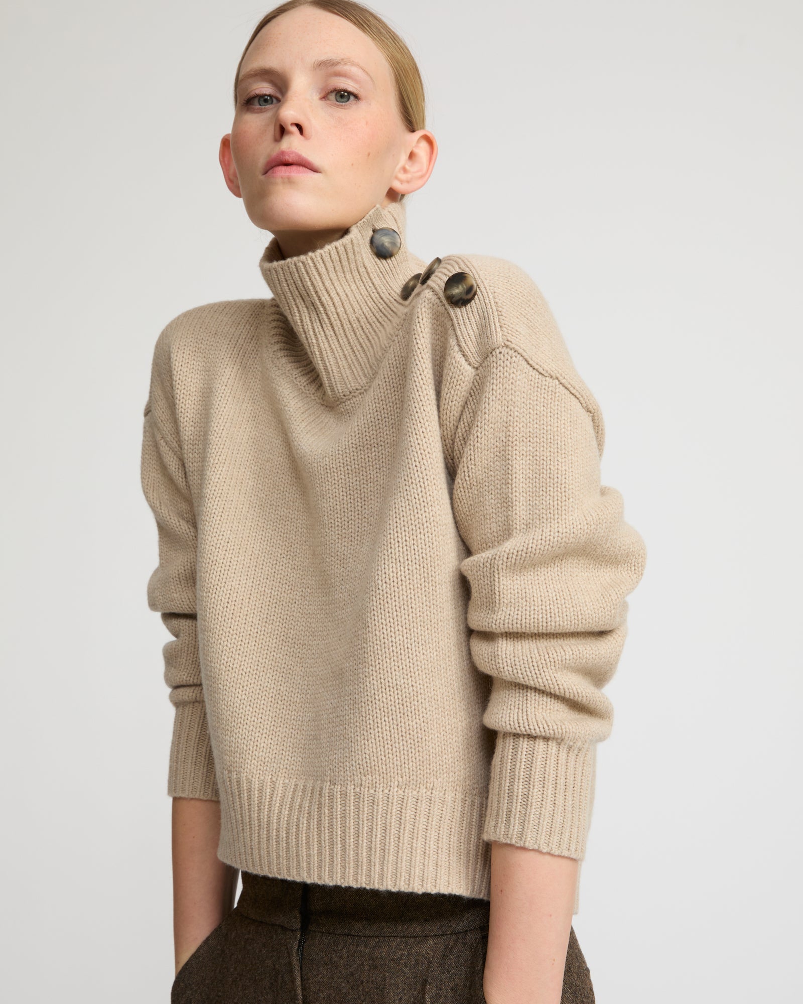 トップス YVES SALOMON WOOL FRONT KNITWEAR Knitwear - YS Salomon - Women | Yves Salomon – Yves Salomon US
