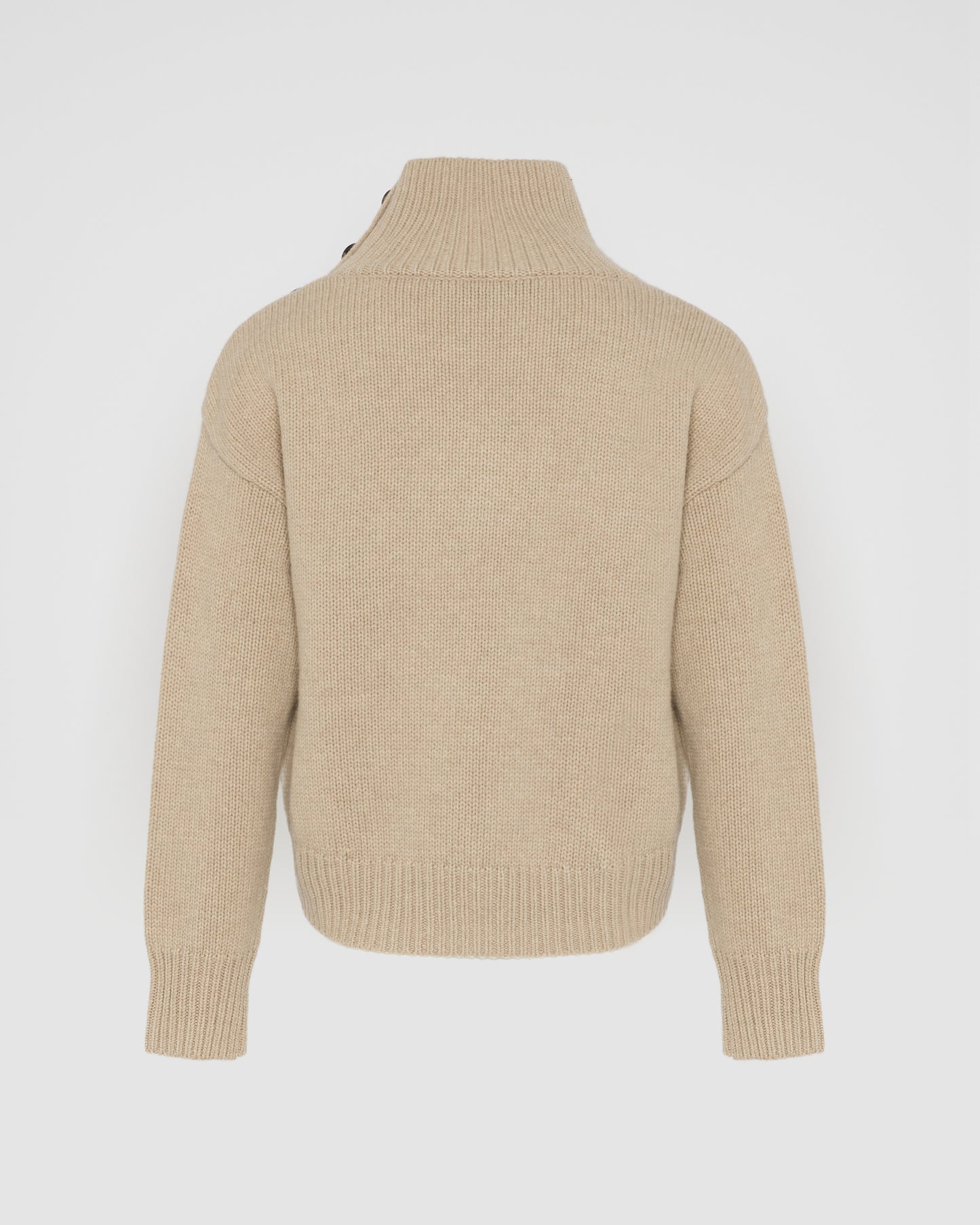 Short oversized knitted jumper