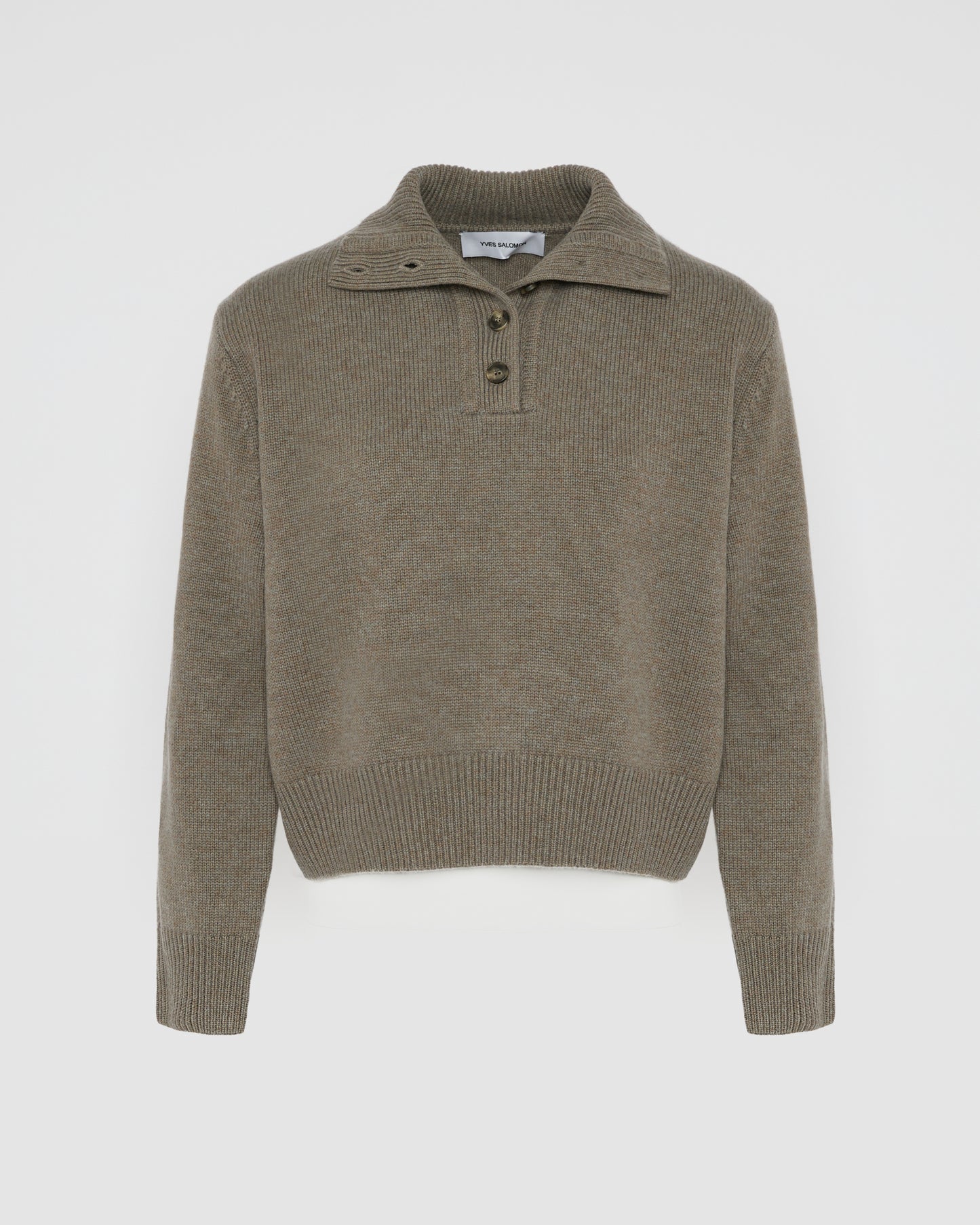 High neck knit jumper - Yves Salomon