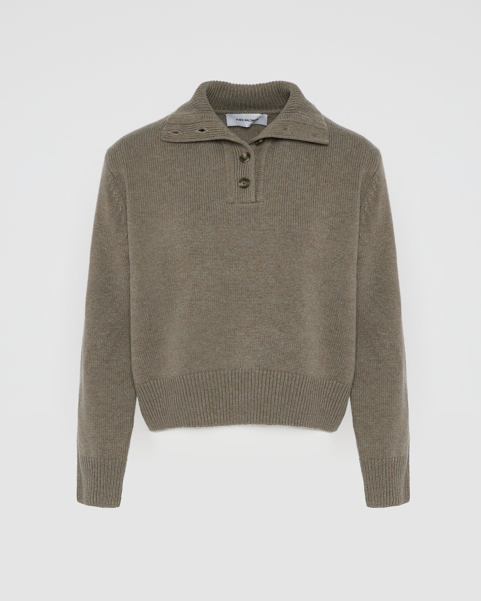 High neck knit jumper - Yves Salomon