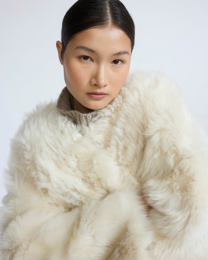Extra long Toscana lambskin shearling coat - Yves Salomon - New Fall/Winter Collection