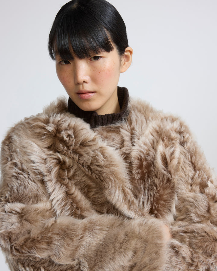 Extra long Toscana lambskin shearling coat - Yves Salomon - New Fall/Winter Collection
